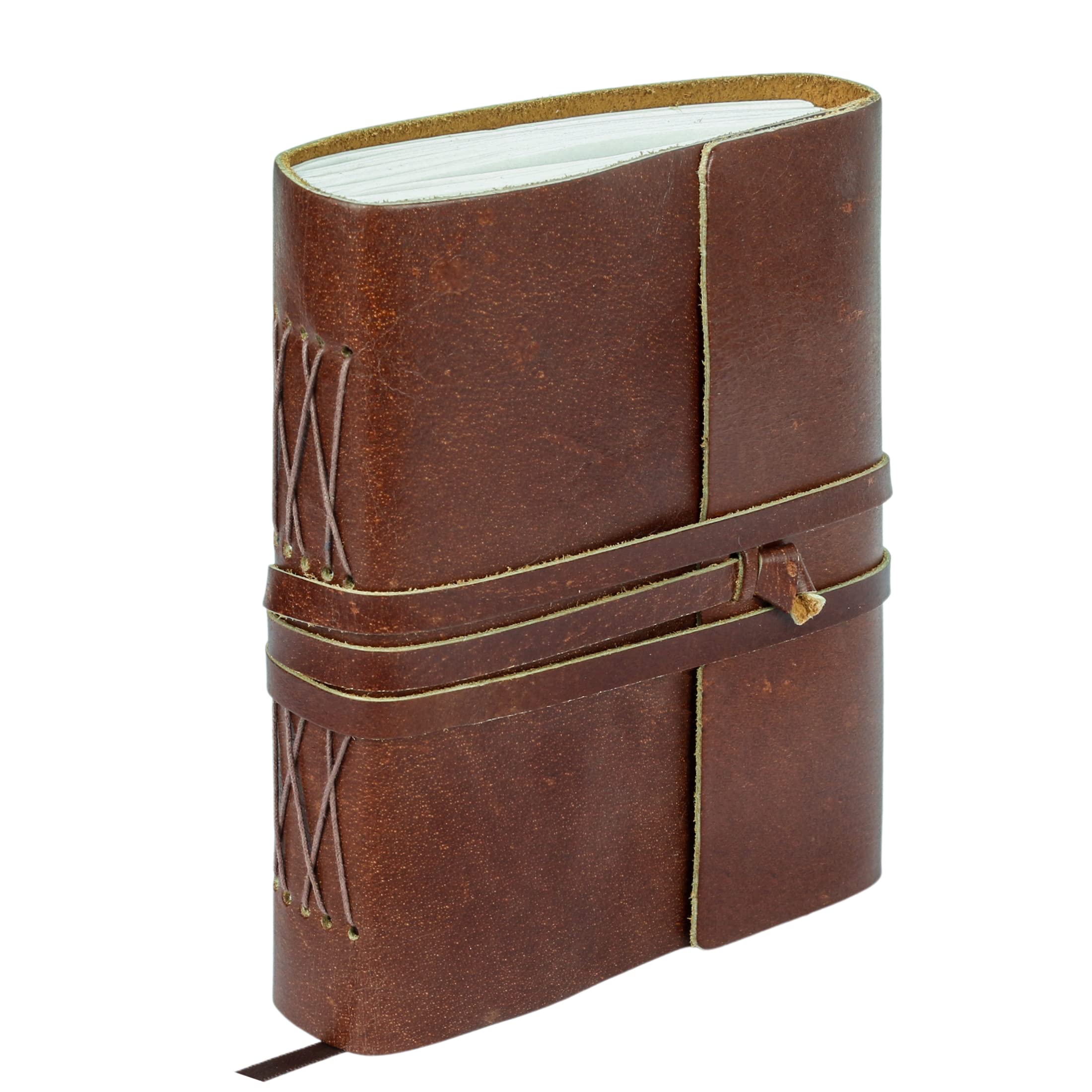 Komal's Passion Leather Tagebuch - Handgemachtes Lederjournal Mit Nachfüllbarem Papier Für Männer & Frauen