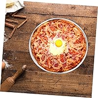 Vista 6 de Bandeja de pizza perforada Bandeja de hornear reemplazable Bandeja de hornear multifunción Placa de pizza reemplazable Bandeja de pizza