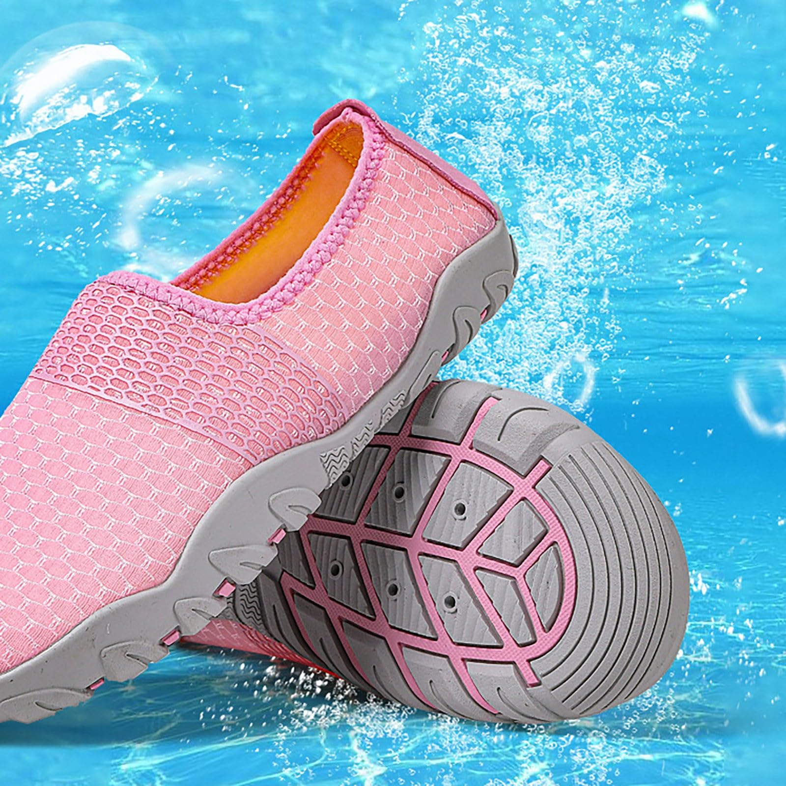 Escarpines de Agua Barefoot Unisex Antideslizantes Secado Rápido Zapatos | Barefoot Mujer Ligera Cómoda Zapatillas Transpirable de Secado Rápido Calzado Antideslizante para Playa Piscina