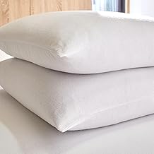 Pillow Protector 50 x 70 cm 100% Cotton Fleece - Absorbent Pillow Cover