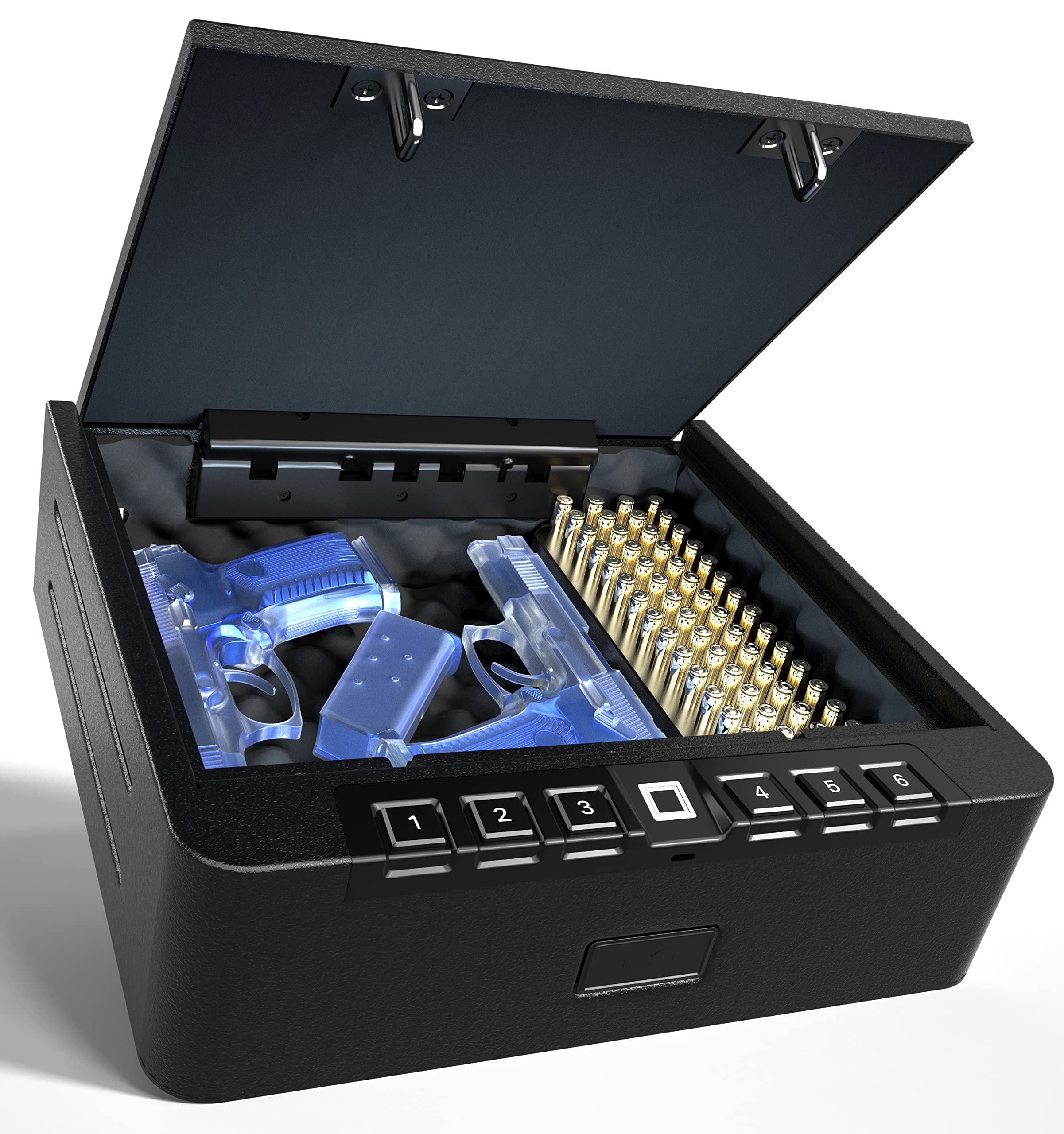 XDeer S005 Biometric Gun Safes for Pistols, QuickAccess Pistol Safe