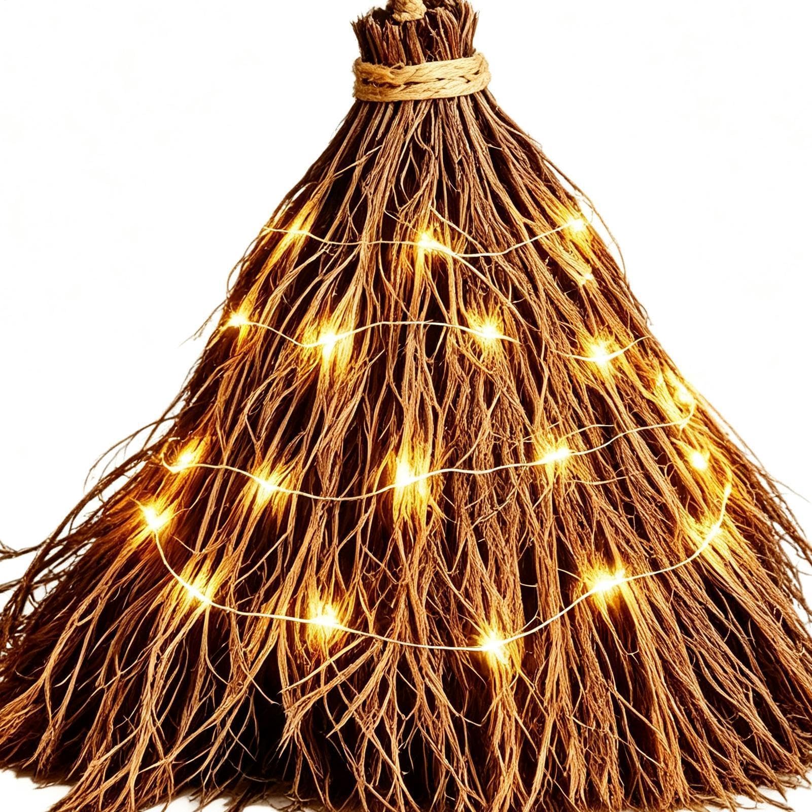 Escoba Halloween Accesorios De Foto Gigantes Con Batería Para Interior Y | Escoba Bruja Deco Puerta De Entrada Para Fiestas Vacaciones Festivales Patios Cursos Jardines Casas Salas Balcones