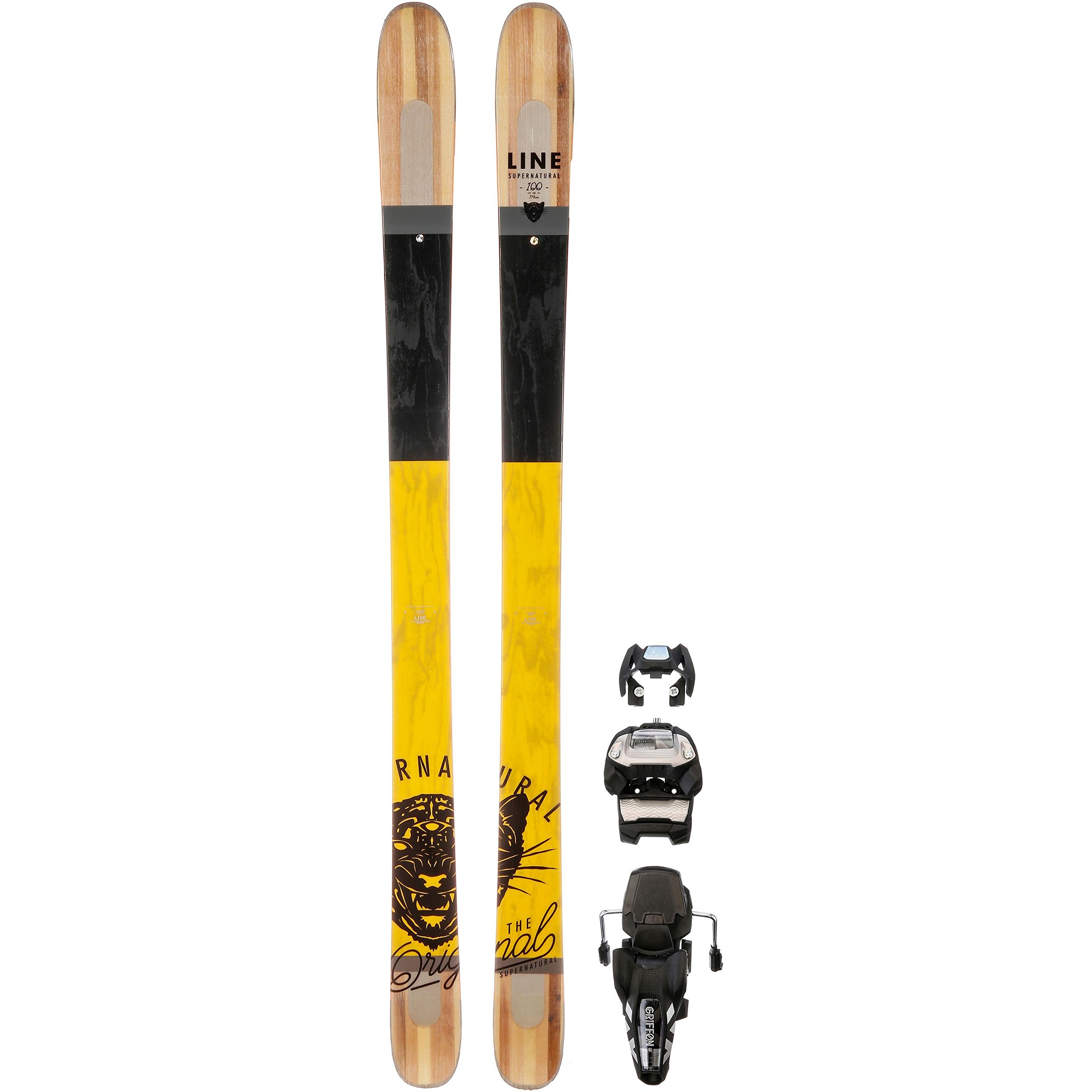 Line Freeride Ski, giallo/nero