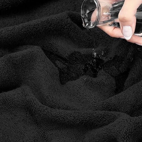 Miniatura 5 de American Soft Linen, Salem Toallas de lujo, juego de 4 toallas para baño y cocina, 100% algodón turco suave torcido, 13 x 13 pulgadas, trapos de