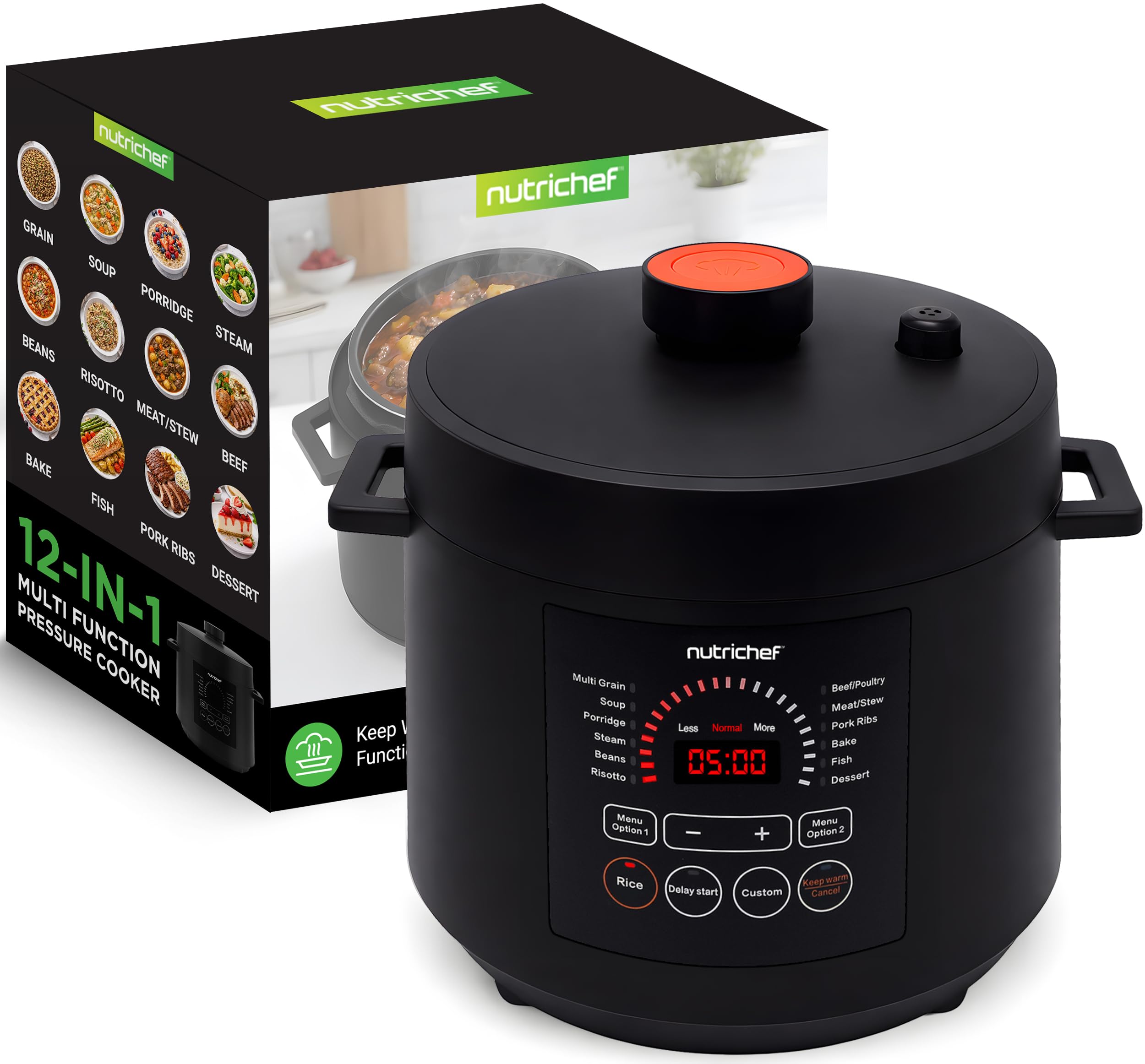 NutriChef Electric Pressure Cooker 6