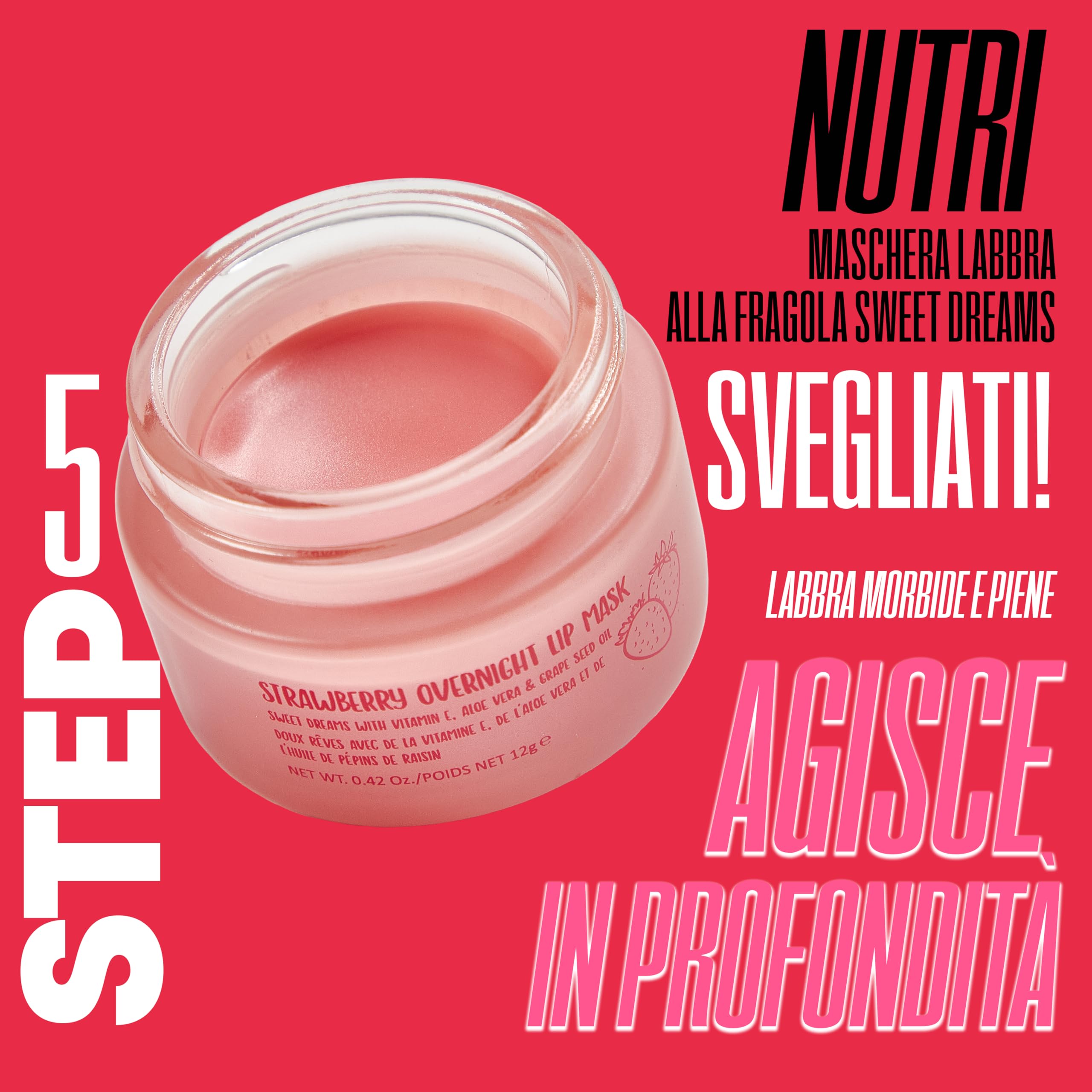W7 Confezione regalo cosmetici viso fai da te - Crema idratante, siero, tonico, detergente e maschera labbra - Kit skincare fai da te per una pelle bella e naturale.