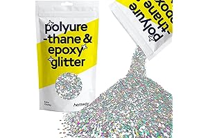 Hemway Polyurethane & Epoxy Resin Glitter - Sparkly Decorative Color Chips For...