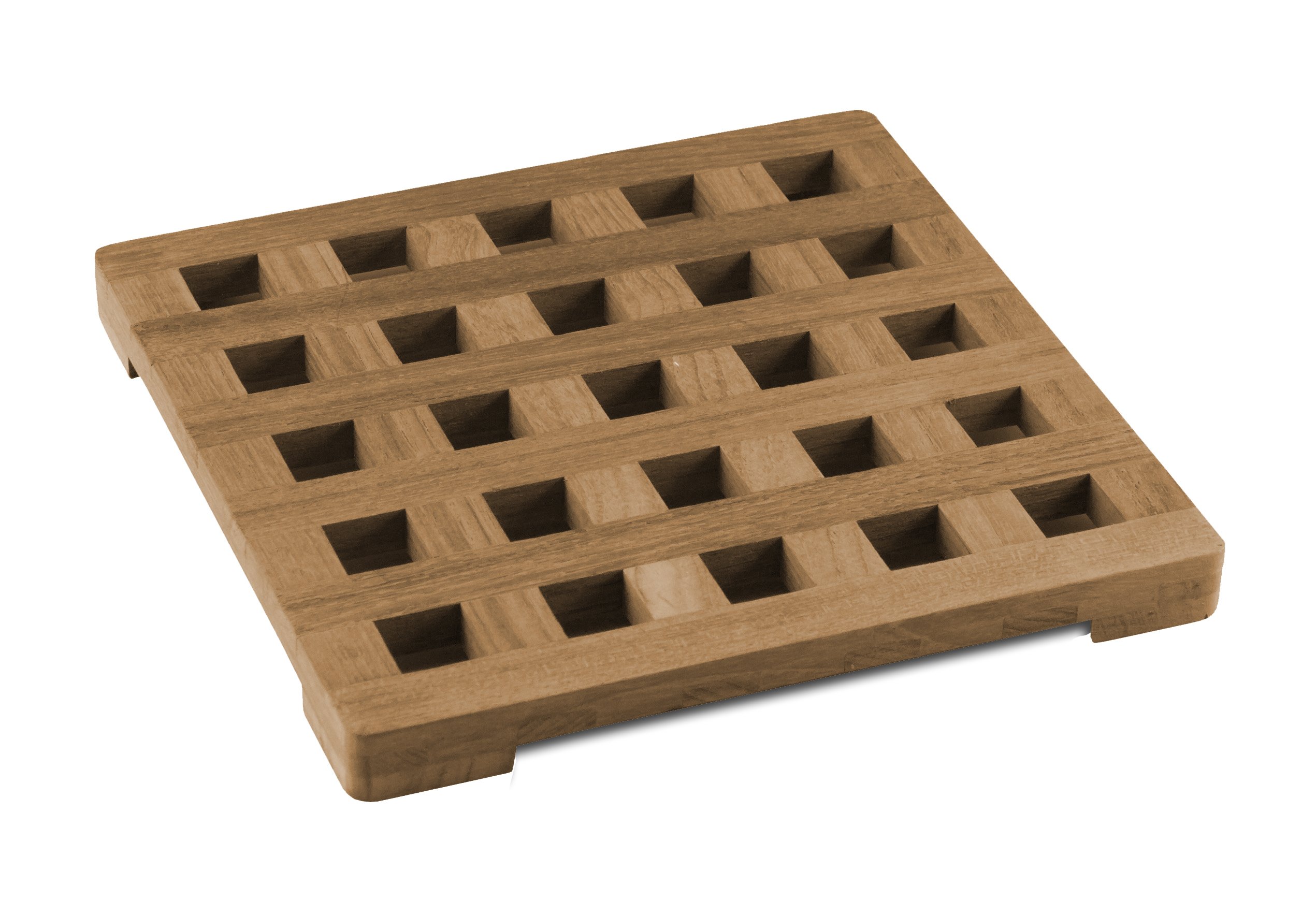 SeaTeak 62420 Trivet, Small , Brown