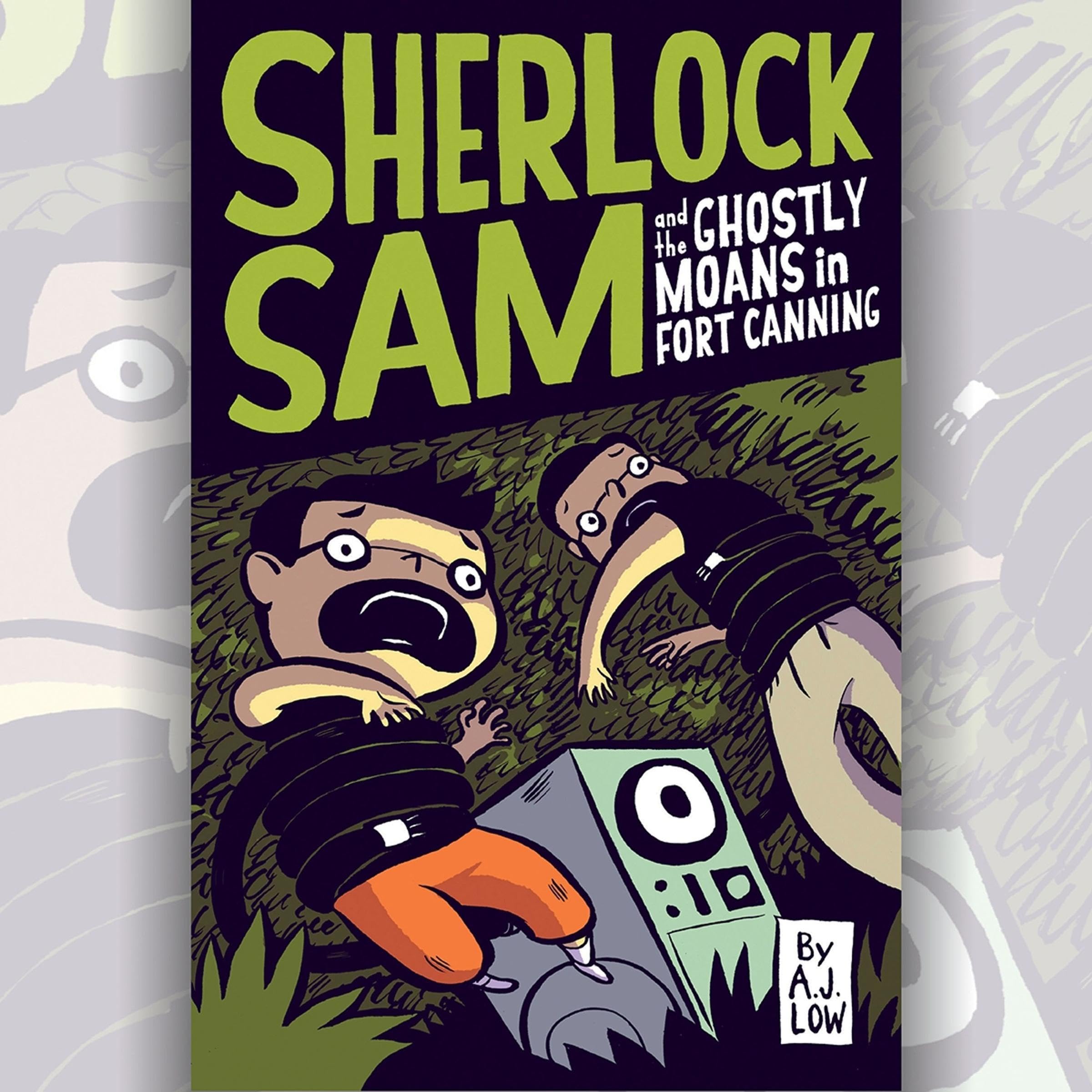 Cover art for Sherlock Sam and the Ghostly Moans in Fort Canning 2