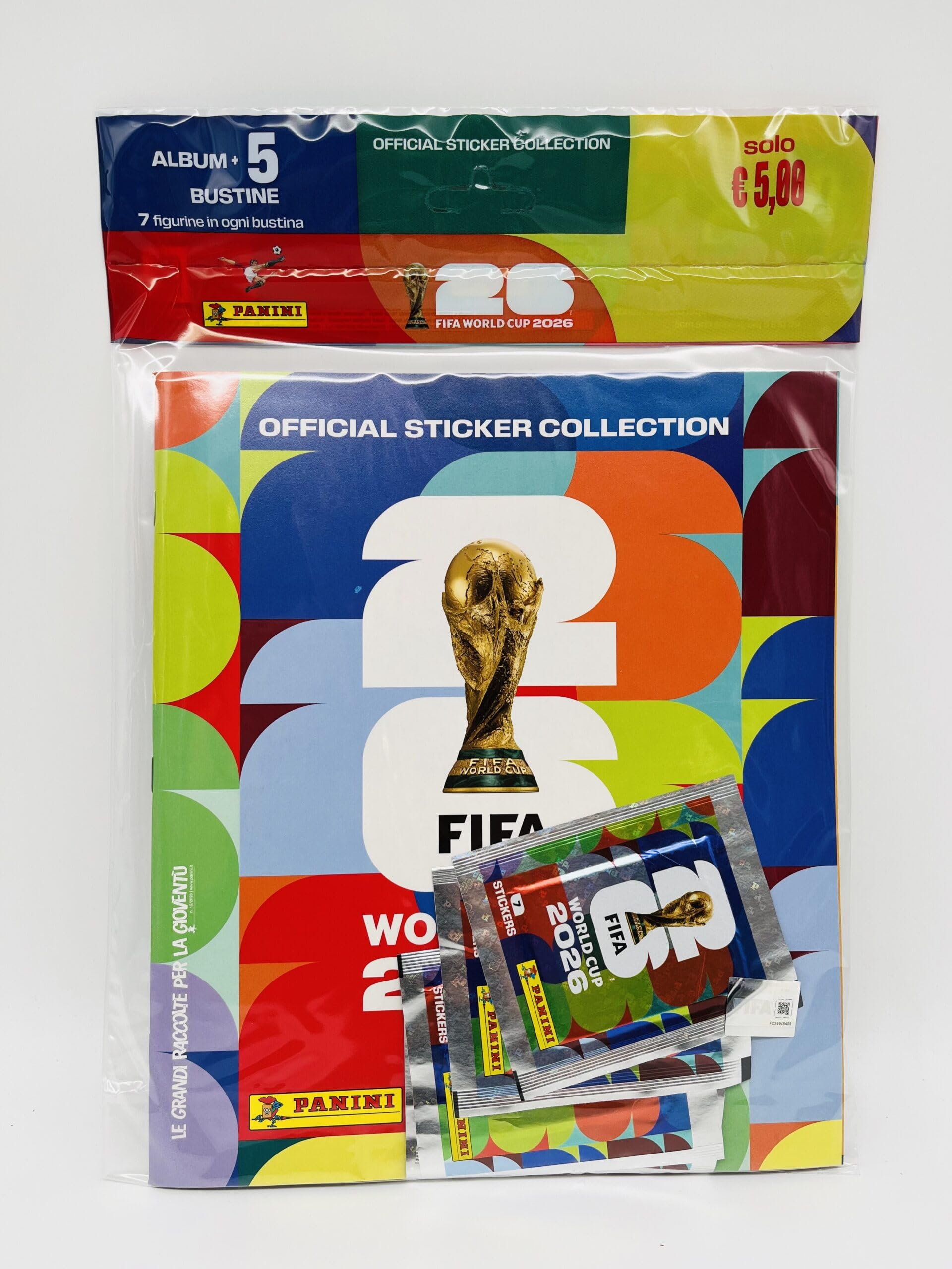 manuelkant Starterpack sigillato per la raccolta di figurine WORLD CUP 2026 Official Sticker Collection