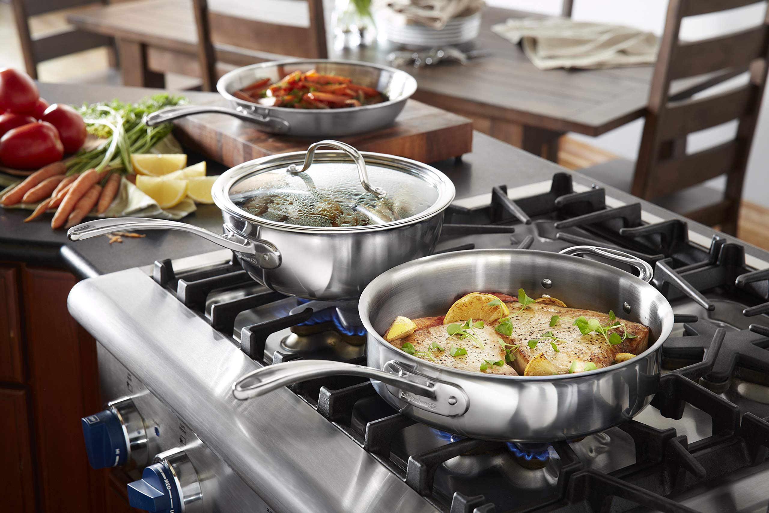 Calphalon トライプライステンレス 13点セット 鍋セット Calphalon トライプライステンレス 13点セット 鍋セット