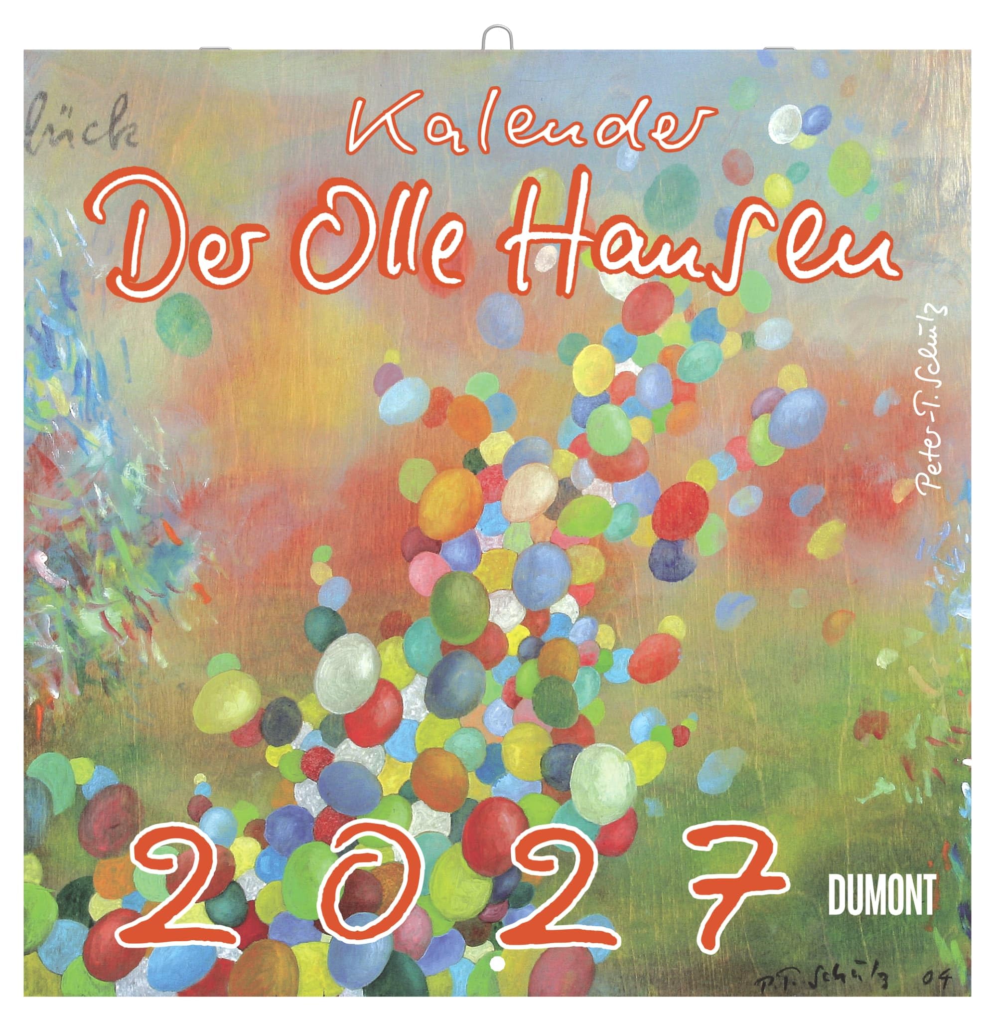 Der Olle Hansen 2027: Wandkalender 30x30 cm (30x60 cm geöffnet) mit Notizkalendarium, 12 Illustrationen von Peter-T .Schulz und Gedichten