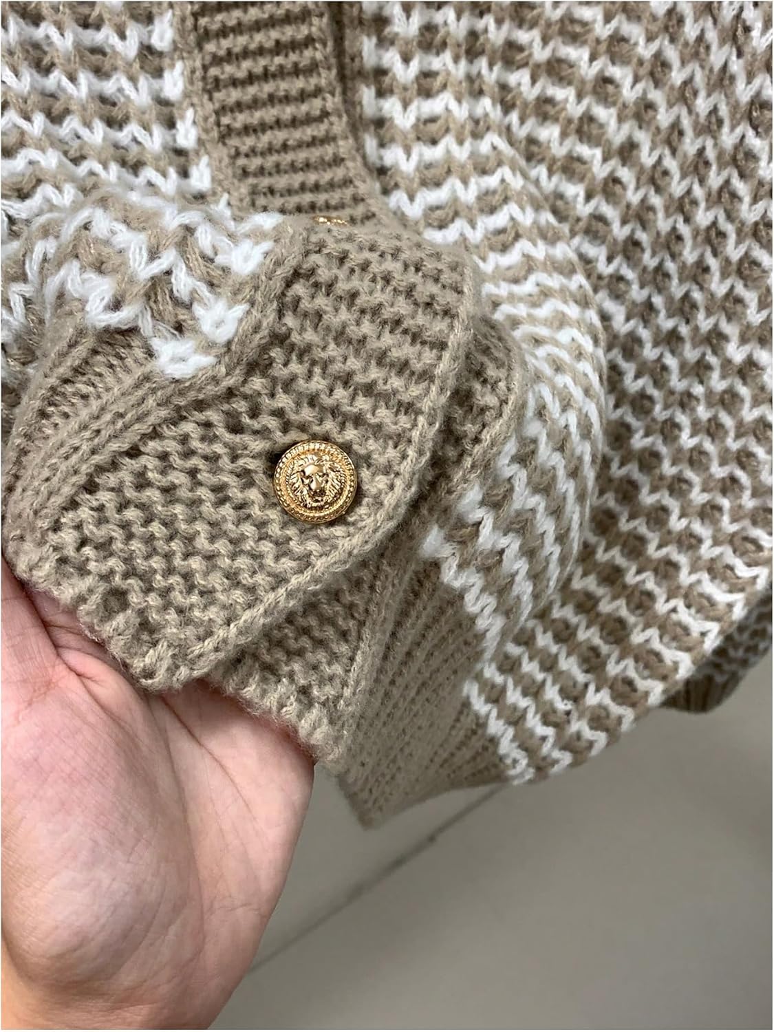 GORGLITTER Women's Button Up Cardigans Cozy Chunky Long Sleeve Oversized Trendy Spring 2026 Sweater Knitwear Tops - Image 2