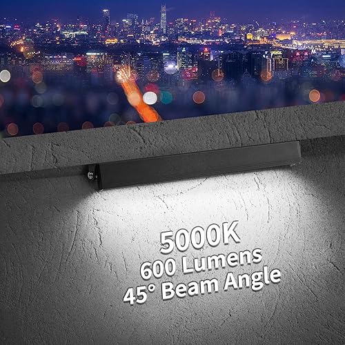 Miniatura 2 de Paquete de 8 luces LED de adoquín de 5 W y 12 pulgadas, luces de pared de contención de bajo voltaje CACC de 12 V, iluminación de paisaje, luz