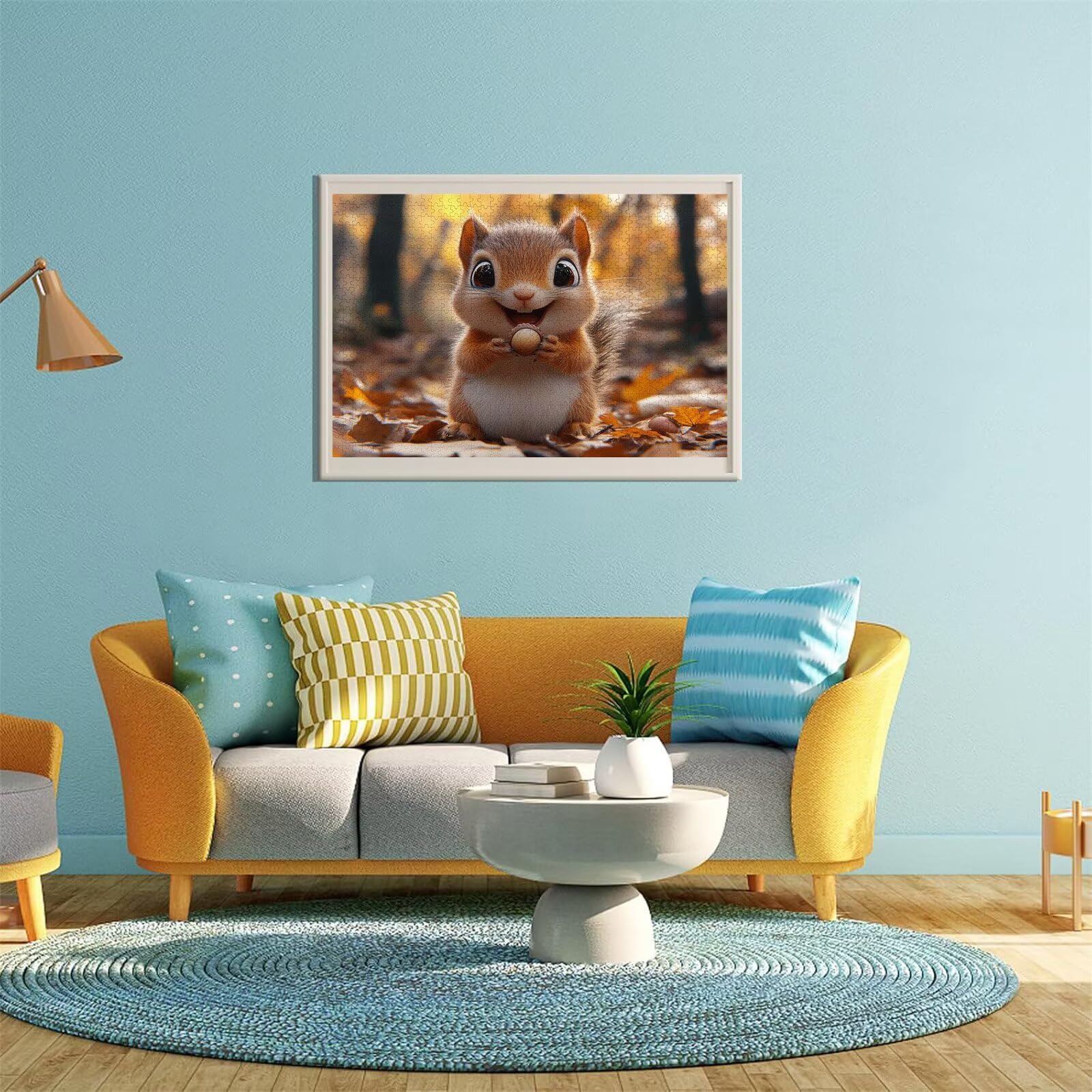 Puzzle Erwachsene 2000 Teile Eichhörnchen Tier Educa Jigsaw für Kinder ab 8 Jahren Mädchen Jungen, Erwachsene Impossible Klassische Puzzles Schwer, Anspruchsvoll Spielspaß, Geschenke 70x99cm t-930