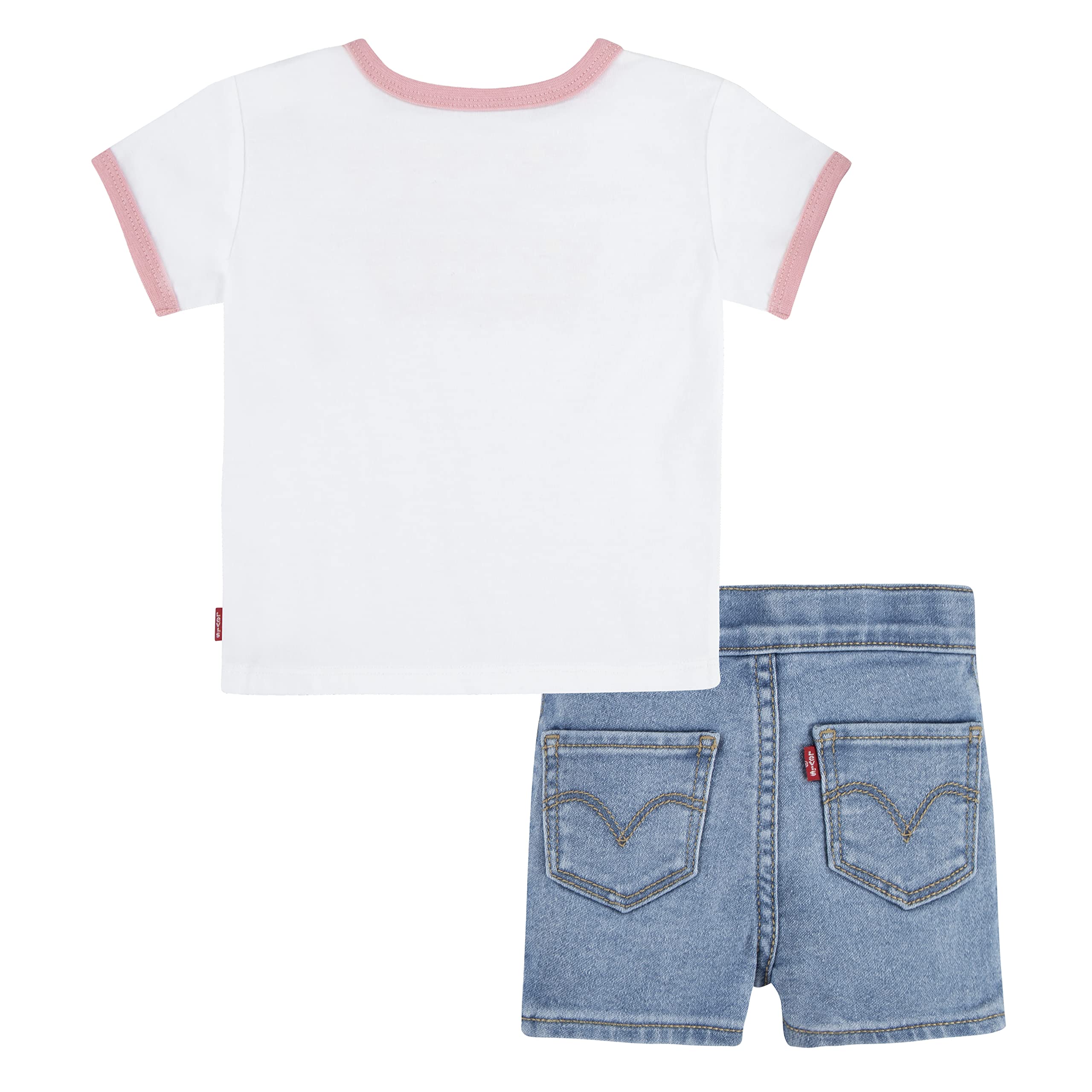 Levi's Lvb Levi's Popsicle Short Set 6eh013 IMPOSTA Bimba 0-24