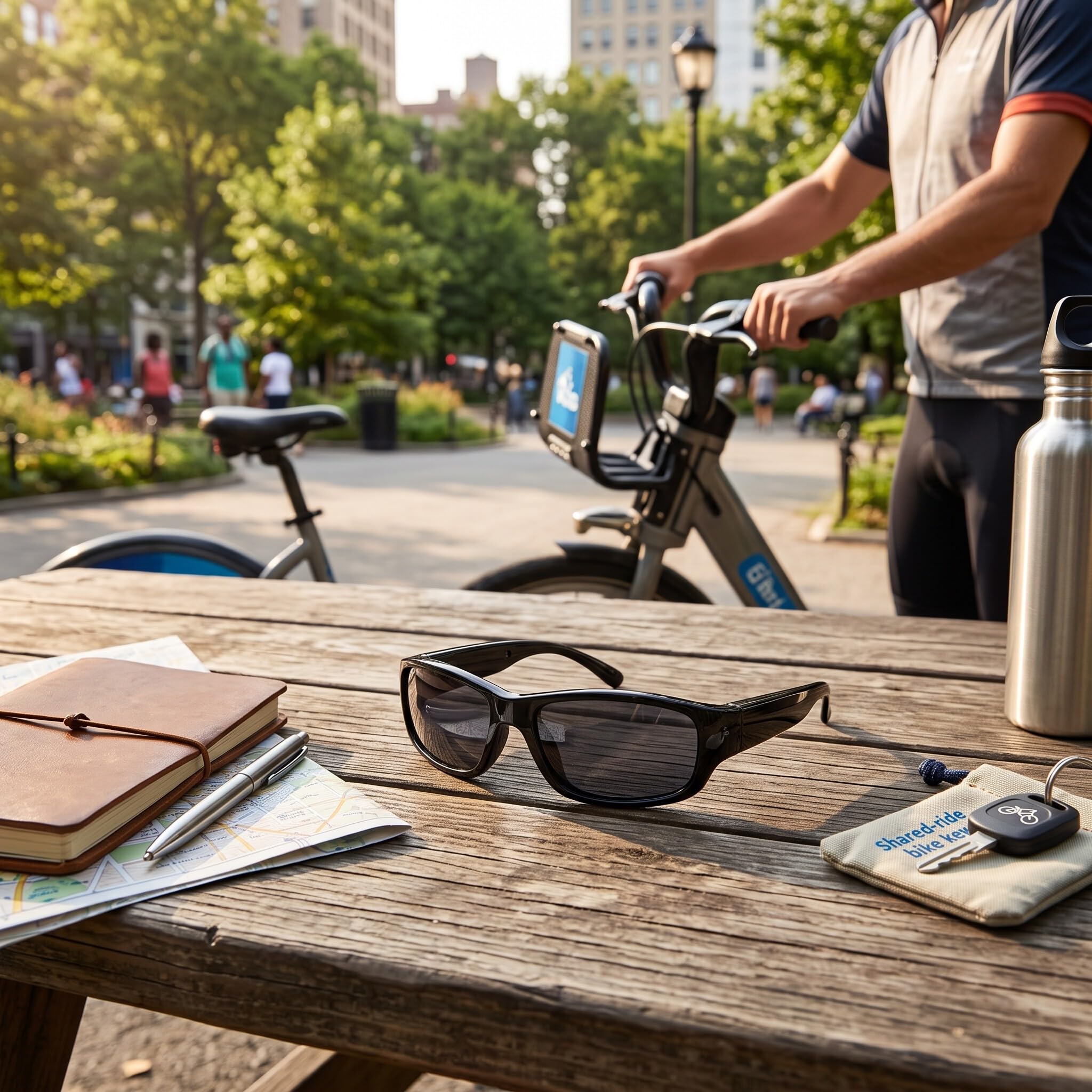 Annadue Gafas de Sol con Cámara 1080P, Lentes Gran Angular Antivibración, Gafas para Cámara de Acción Deportiva con Batería Incorporada, para Ciclismo y Actividades Al Aire Libre