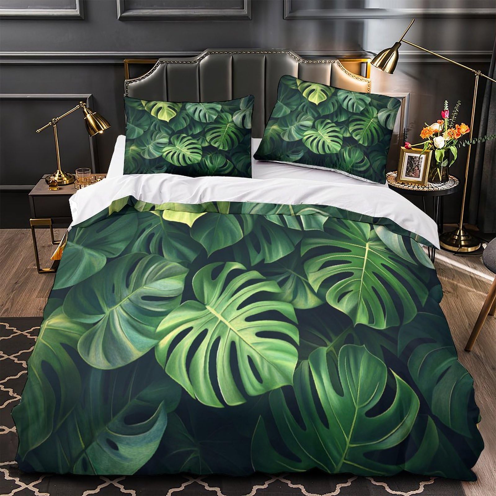Design géométrique bohème pour parure de lit double 200x200cm style ethnique chic fille