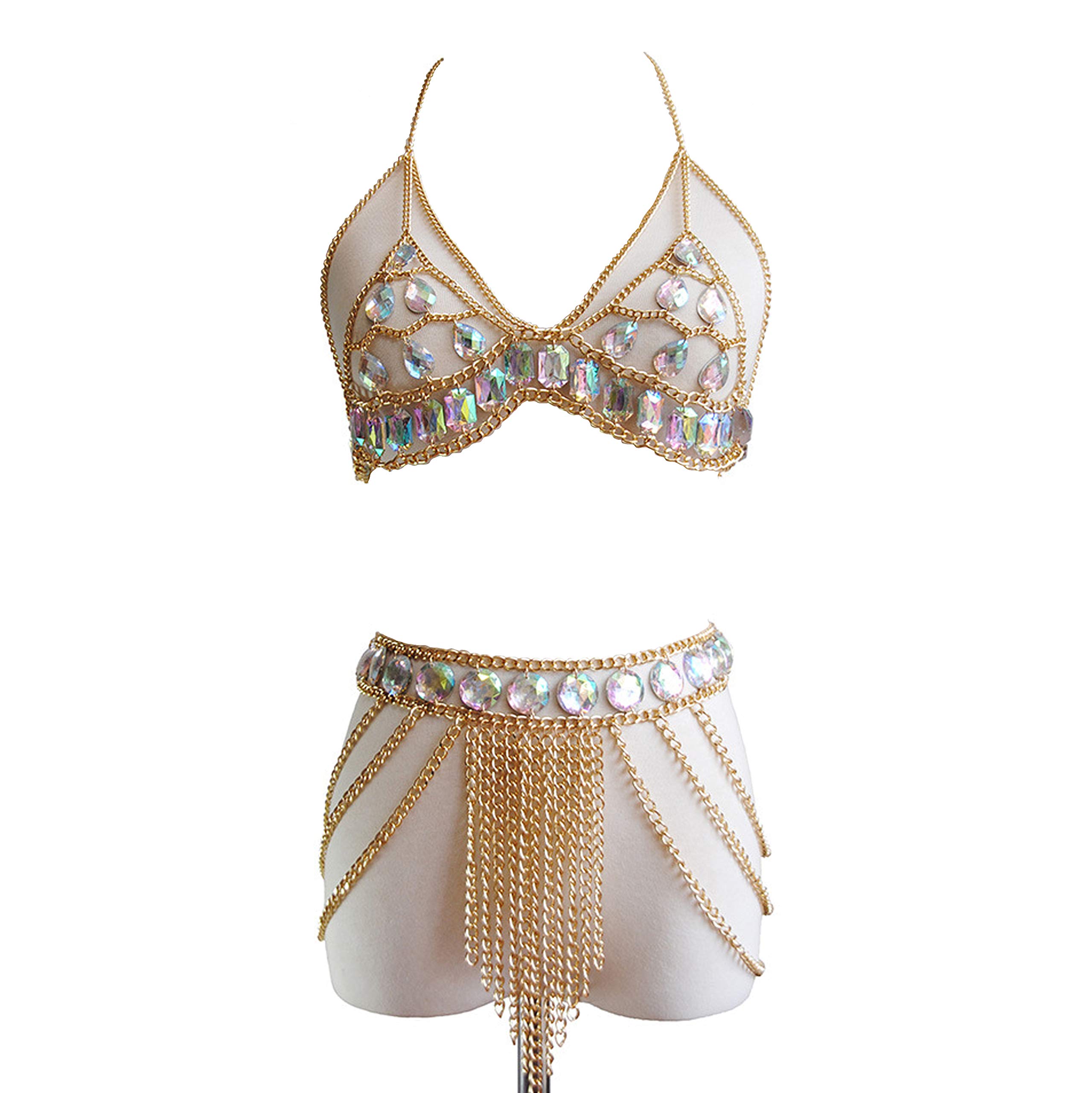 Connie Cloris Women's Sexy Suit Body Chain