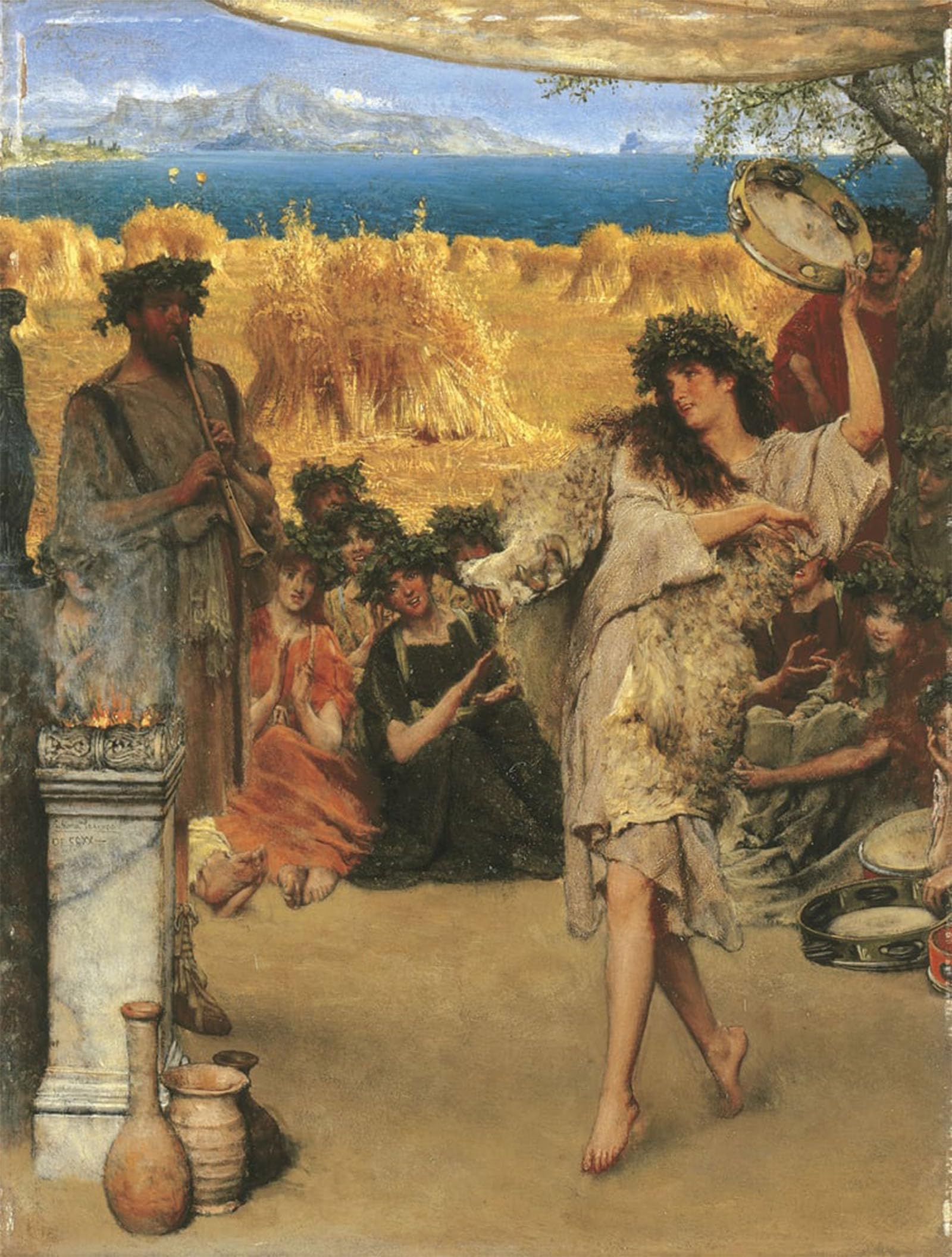 POSTERIIk Famous Print Pop Art Wall Art Graffiti a Harvest Festival by Lawrence Alma Tadema Art Prints for Home Decor 60x90cm