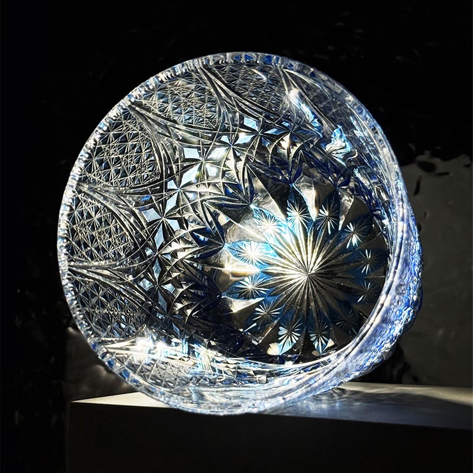 FCOVIRLEN Vaso de whisky de cristal sin plomo