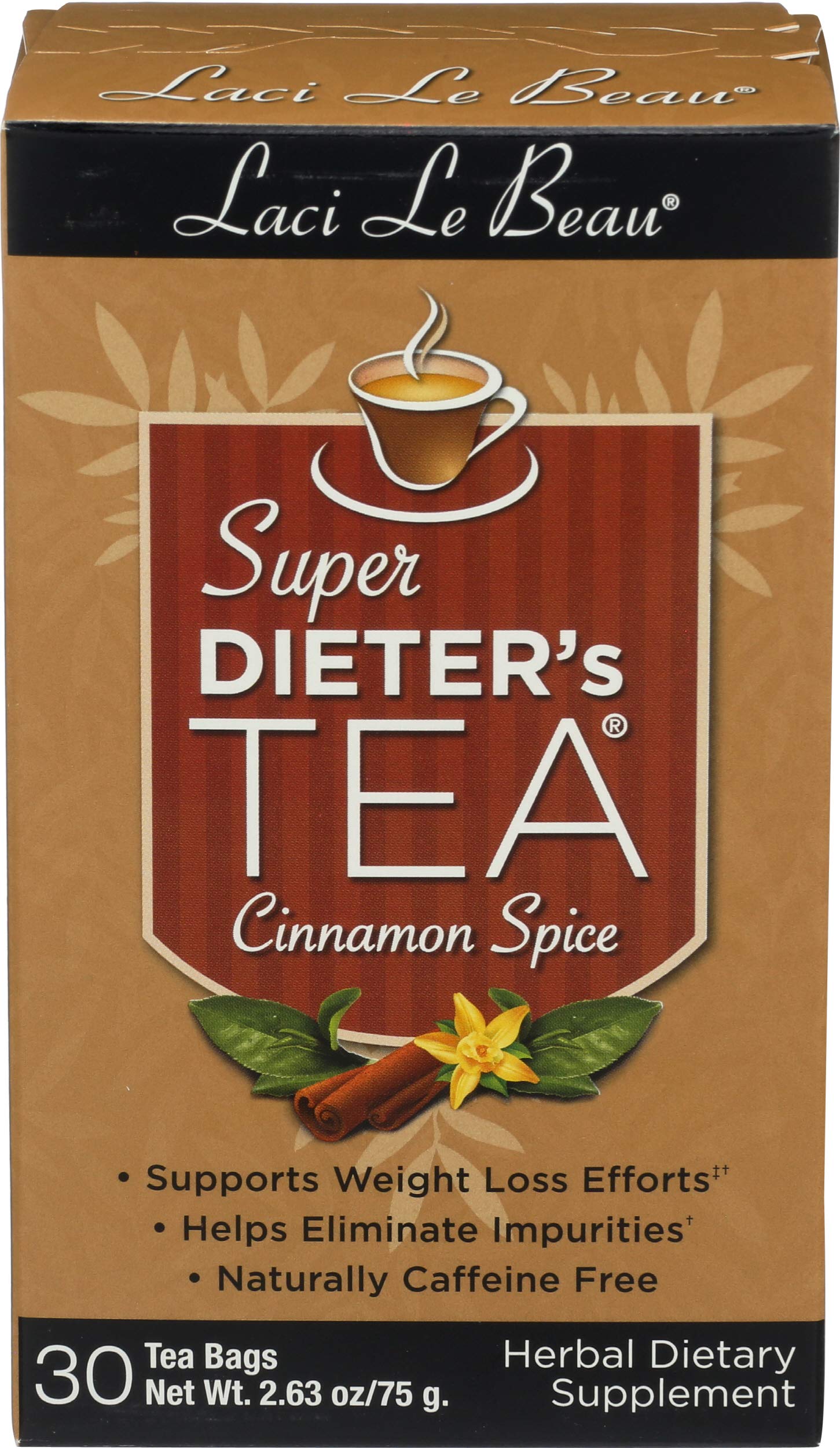 Laci Le Beau Super Dieter's Tea Cinnamon Spice - 30 Tea Bags
