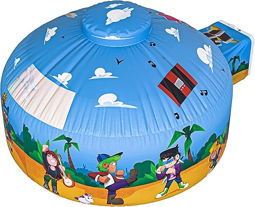 Miniatura 44 de Skywin Tienda de campaña de aire – Fuerte inflable de construcción rápida, tienda de campaña de aire para jugar, descansar y dormir, 77 x 50