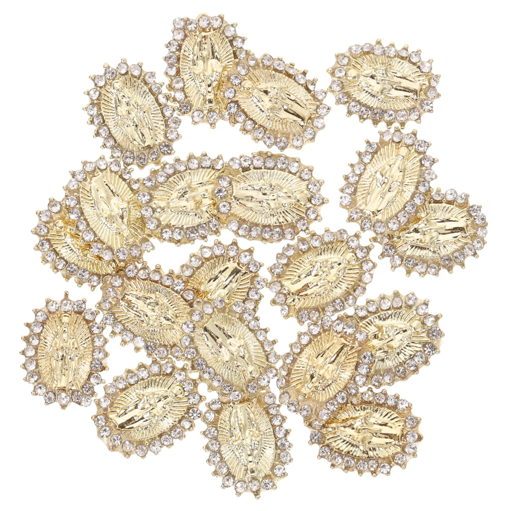 5 Set Ciondoli Per Unghie Decorazioni Religiose Per Nail Art Accessori Brillanti Per Creazioni Uniche E Divertenti Condividere Famiglia 20 Pezzi * 5
