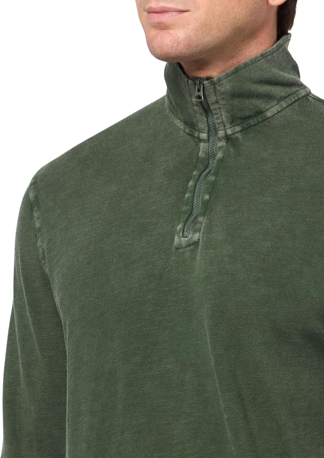 Lucky Brand Mens Weekend Slub Half Zip Mock - Image 3