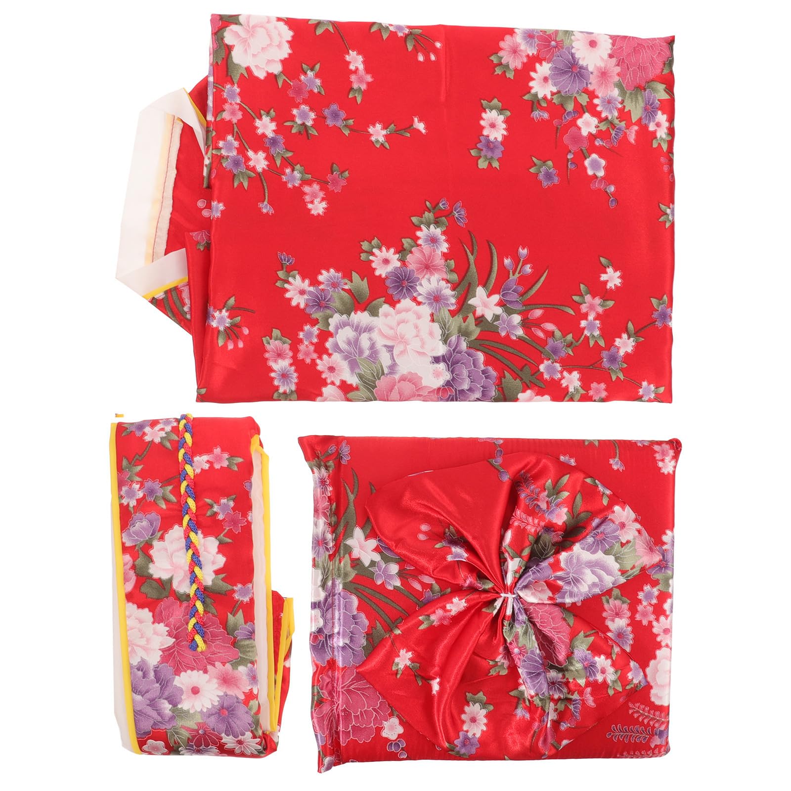 Costume Kimono Japonerie Traditionnel pour Fille, Tissu Doux et Finition Soignée, Design Délicat, pour Cosplay et Performance Estivale