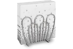 Bloom Napkin Holder in Satin Nickel: A Touch of Elegance for Your Table Setting