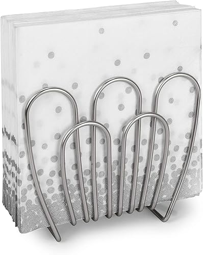 Spectrum Diversified Servilletero Bloom, níquel satinado