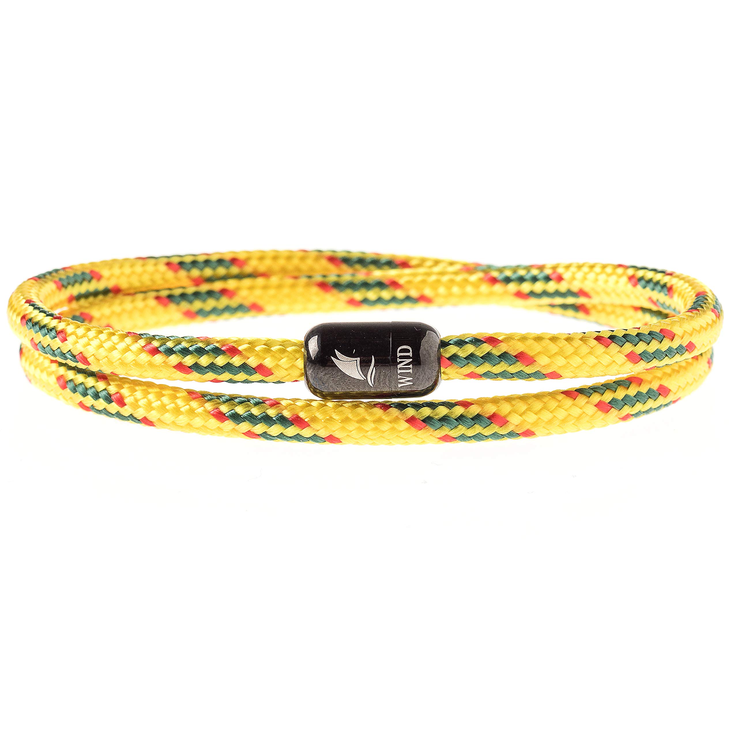 سوار الحبل ويند باشن بمشبك مغناطيسي للرجال والنساء