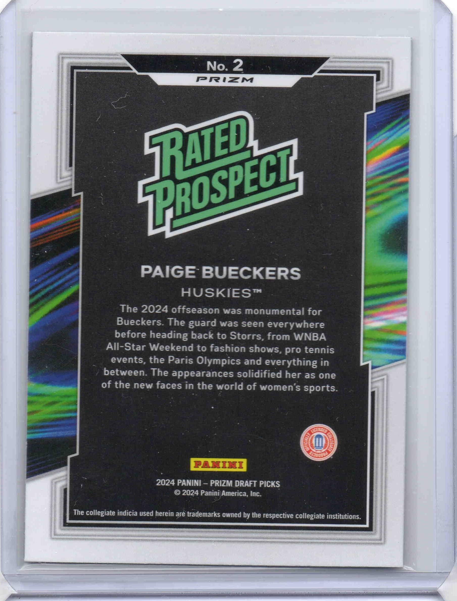 Amazon.com: 2024-25 Trading Card Prism Draft Picks Rated Prospect