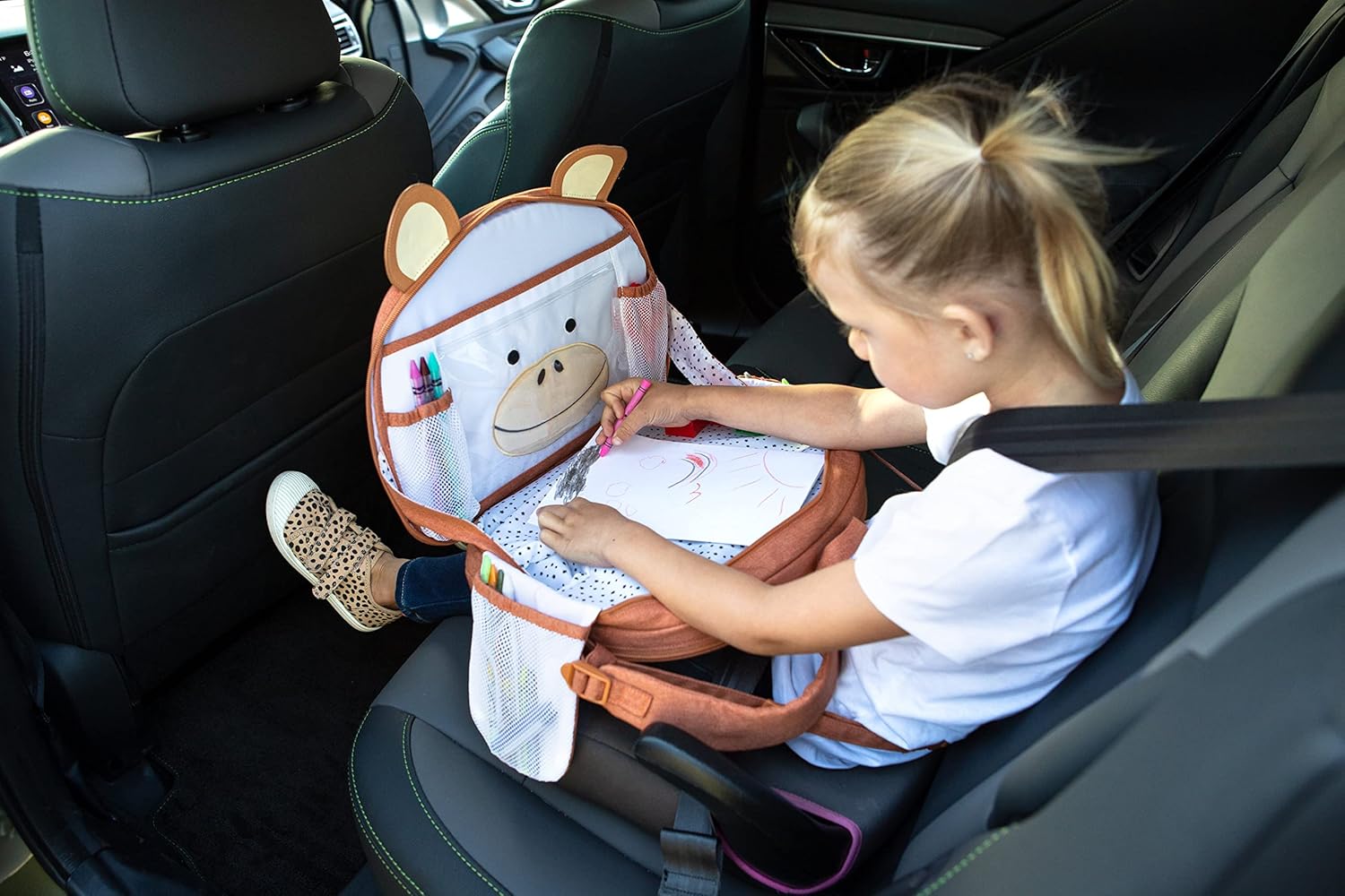 Bandeja De Viaje Para Niños Pillani Modelo Automóvil Negro | Envío Gratis