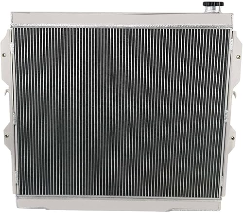 Miniatura 5 de Radiador para camioneta Toyota Sequoia Tundra 4.7L V8 2000-2006, radiador de aluminio completo de 3 filas + ventiladores de 2 x 14 pulgadas + kit de