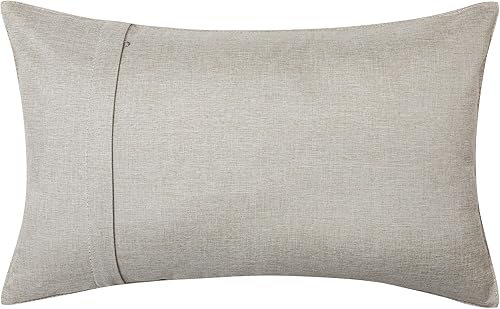 Vista 112 de NiNi ALL - Juego de 2 fundas de almohada impermeables para exteriores, decorativas, para casa de campo, jardín, patio, tienda de campaña, sofá