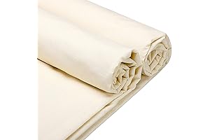 Tegeme Muslin Fabric: Unbleached Cotton Fabric for Curtains and More