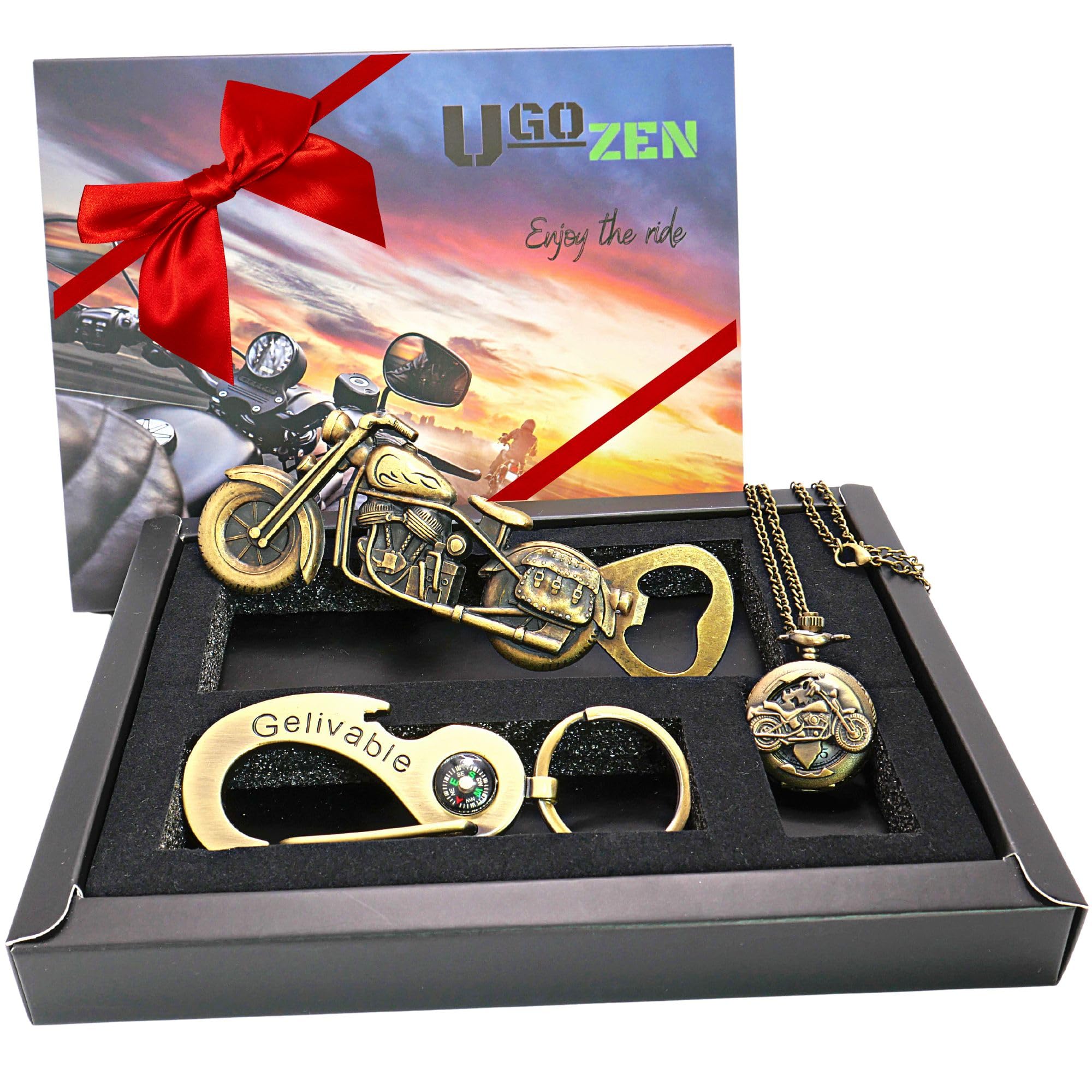 Apribottiglie A Forma Di Moto Vintage, Regalo Originale Per Uomo, In Lega Di Zinco, Portatile, Per Birra E Bibite, Idea Regalo Per Papà, Natale, Compleanno, Calze Dell'Avvento