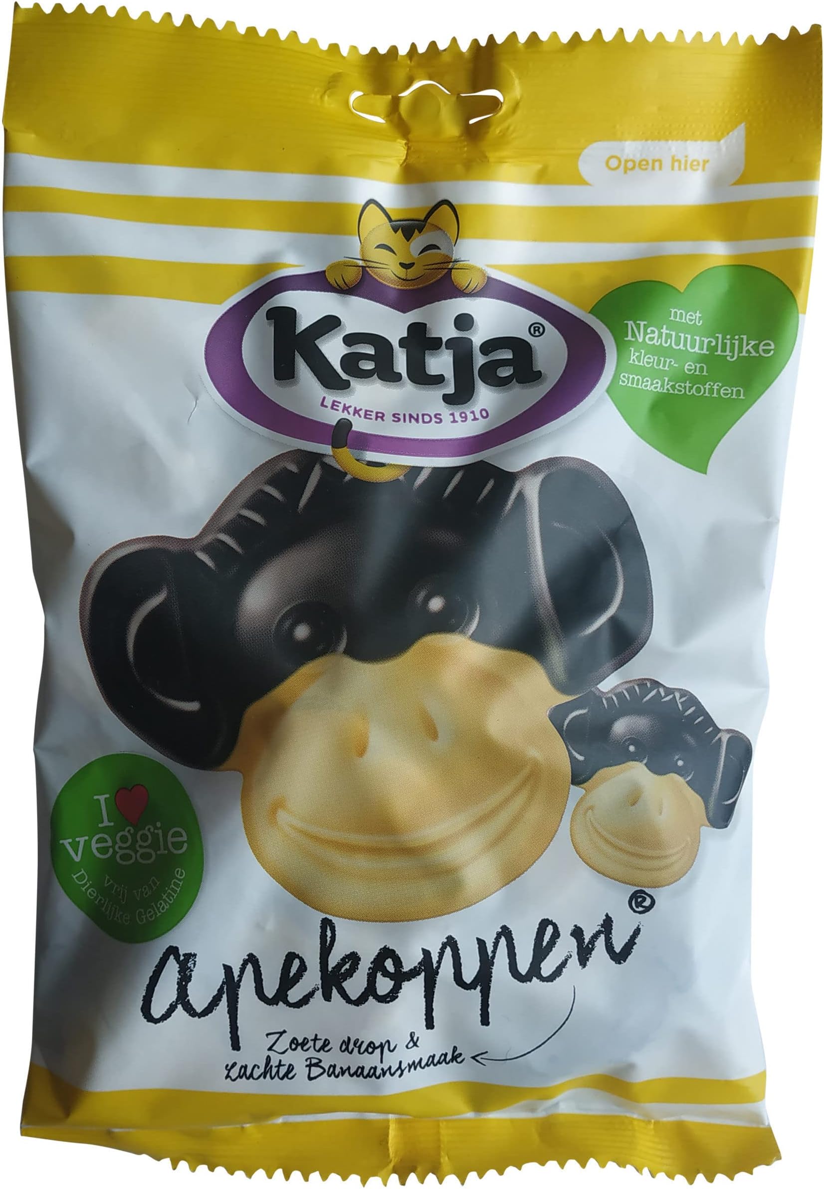 Katja/ Katjes Monkeys Bag of 10.5 oz (300 grams) [PACK OF 1]