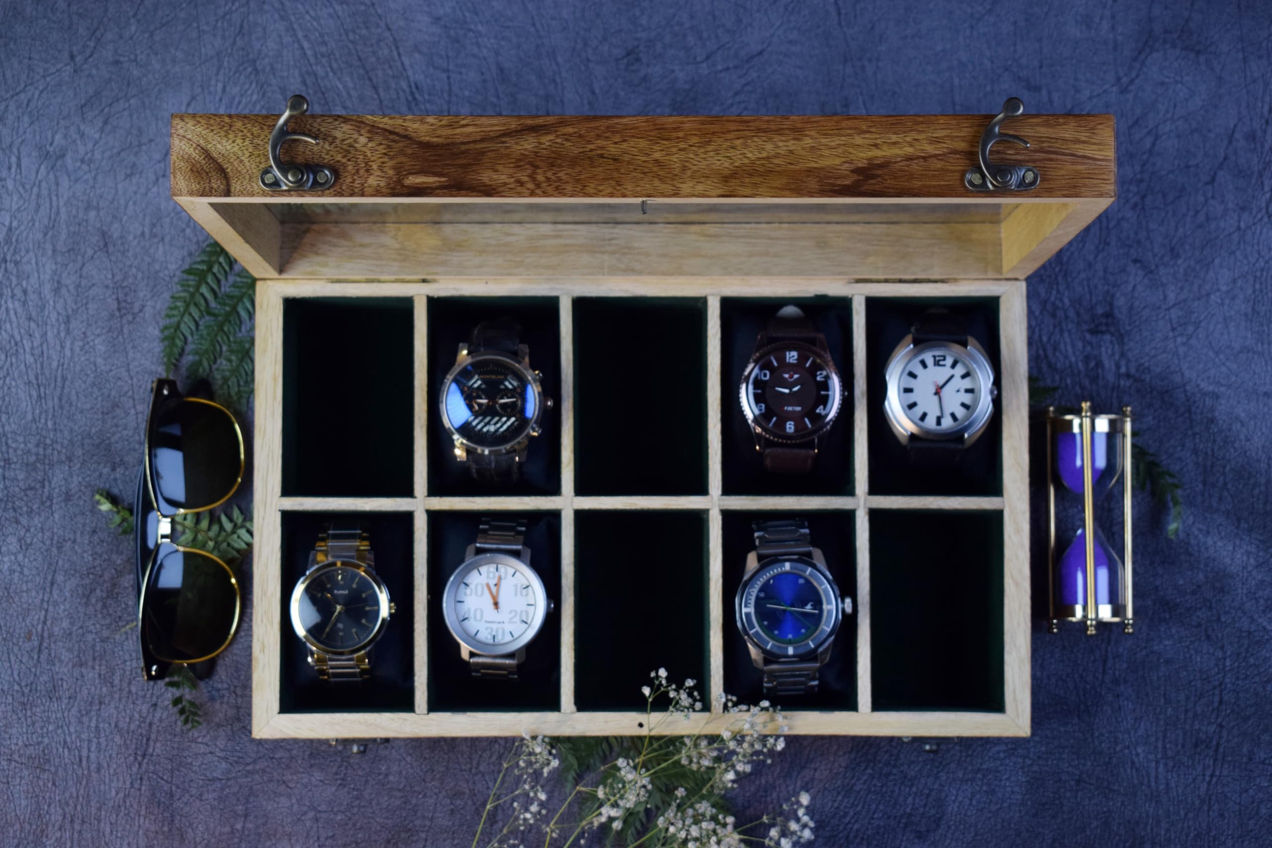 Royal Craft Expertise Watch Box For Men and Women, 10 Slot Watch Box Organizer For Men, Watch Holder For Women, Wooden Watch Box, Christmas, Anniversary, Valentine;s Day, Fathers Day, (B0CJ4RKQZQ) Amazon Price History, Amazon Price Tracker