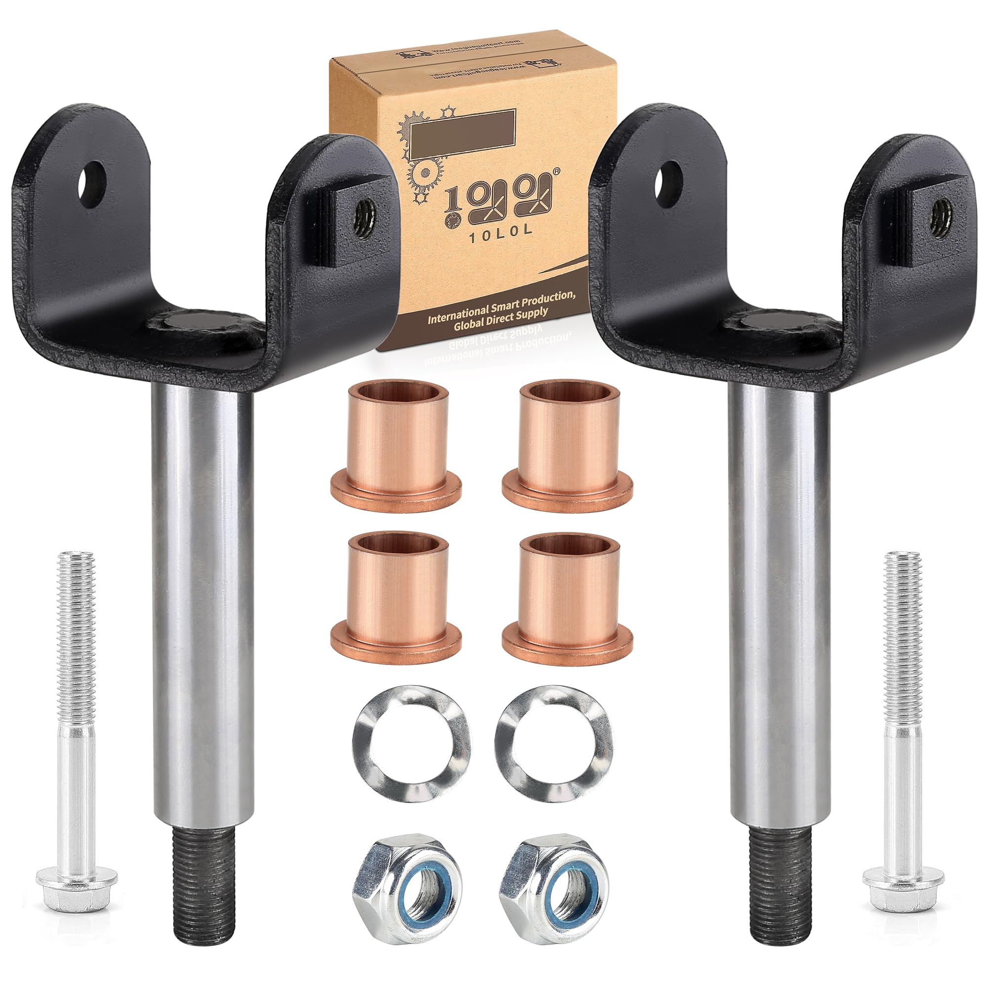 10L0L King Pin Repair Kit for Club Car Precedent/Onward/Tempo 2004-up Gas Electric Golf Cart, Replace OEM 102287201 103638601 103638801