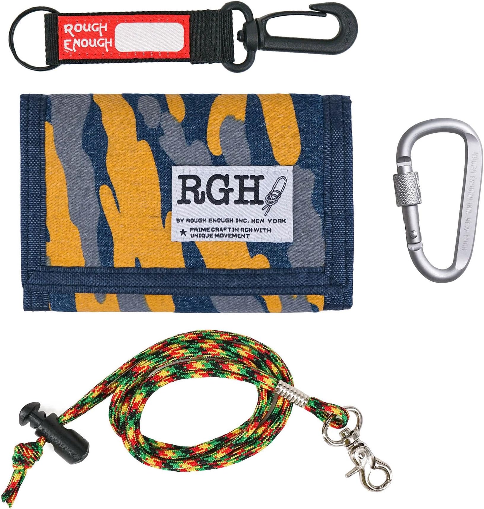 Rough Enough Boy Kids Wallet for Teen Boys Girls in Canvas Casual