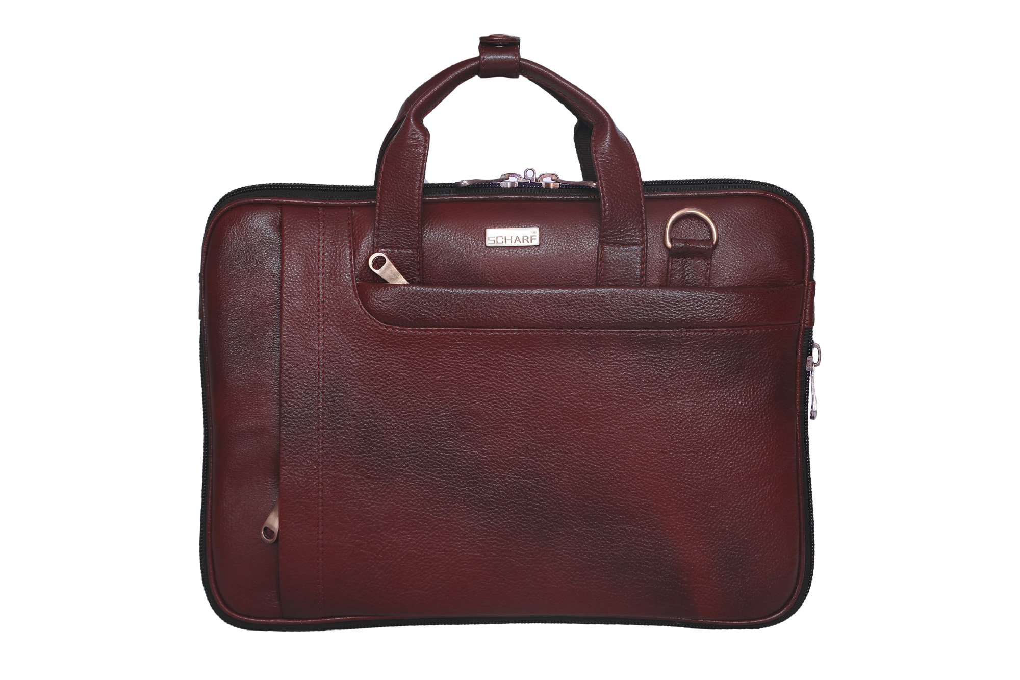 SCHARF Oskar Brown - Sleeve Message 15.6" Laptop Bag |Color-Brown |Padded Laptop Compartment |Mens Hand Bag |Business Executive Office Laptopbag |Complete Executive Portfolio Bag (B07NJ8652Q) Amazon Price History, Amazon Price Tracker