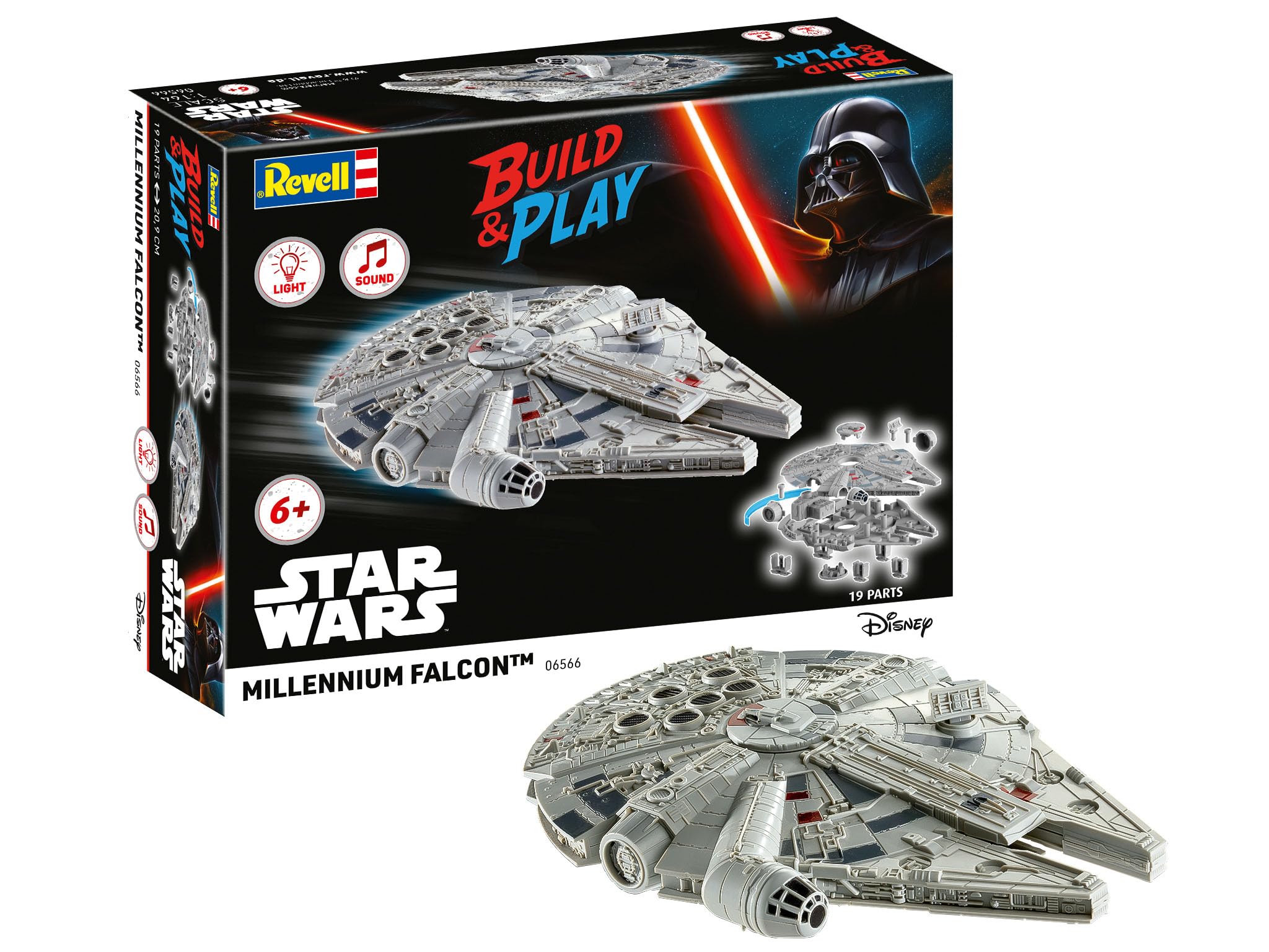 Revell Star Wars Millennium Falcon Model Kit  Build & Play 1:164