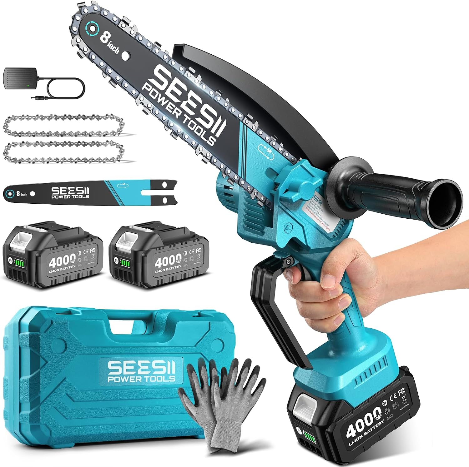 8-Inch Cordless Mini Chainsaws