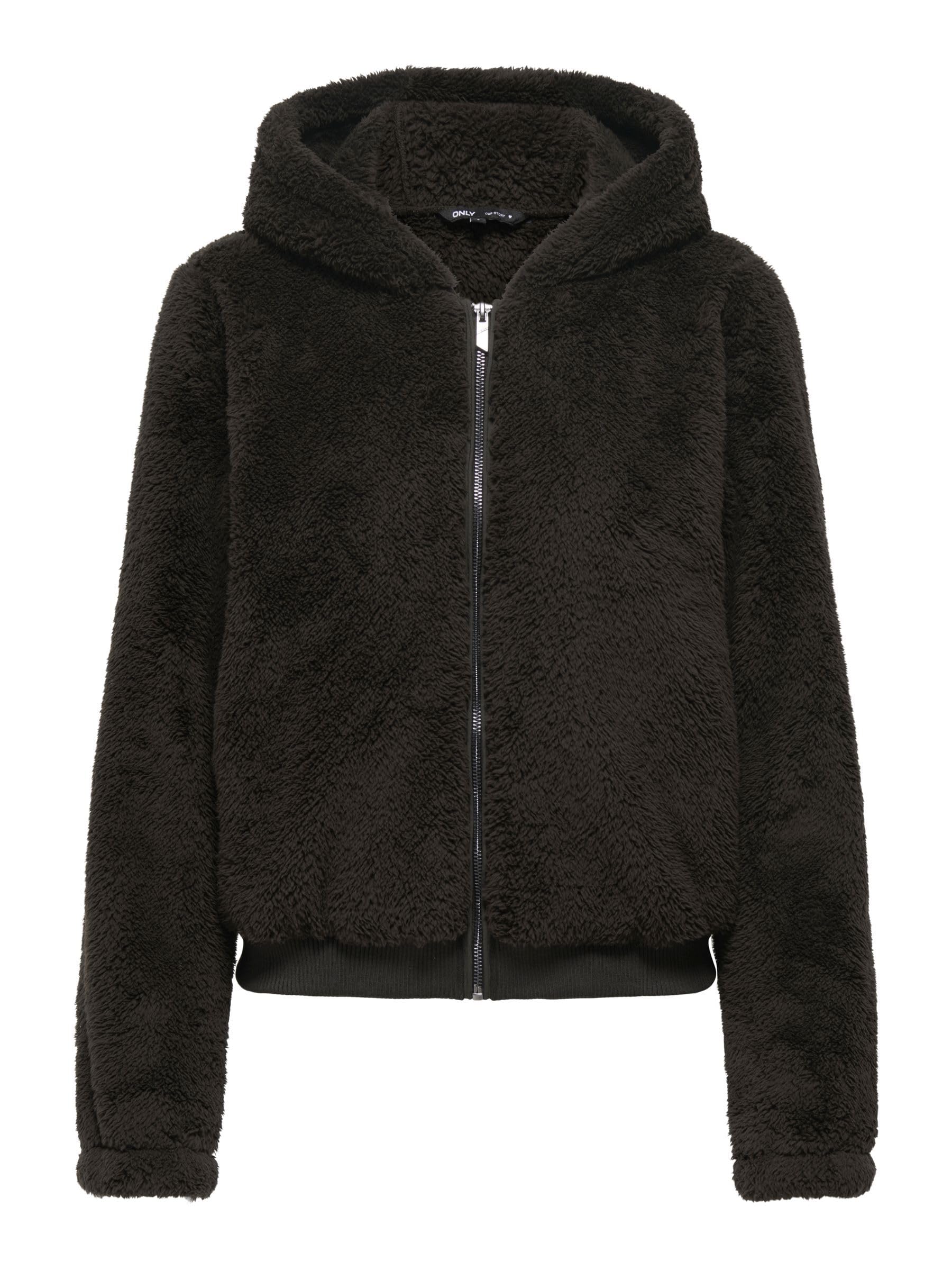 ONLY Damen Onlnewanna Contact Sherpa JKT OTW Noos, Chocolate Torte, xx_l
