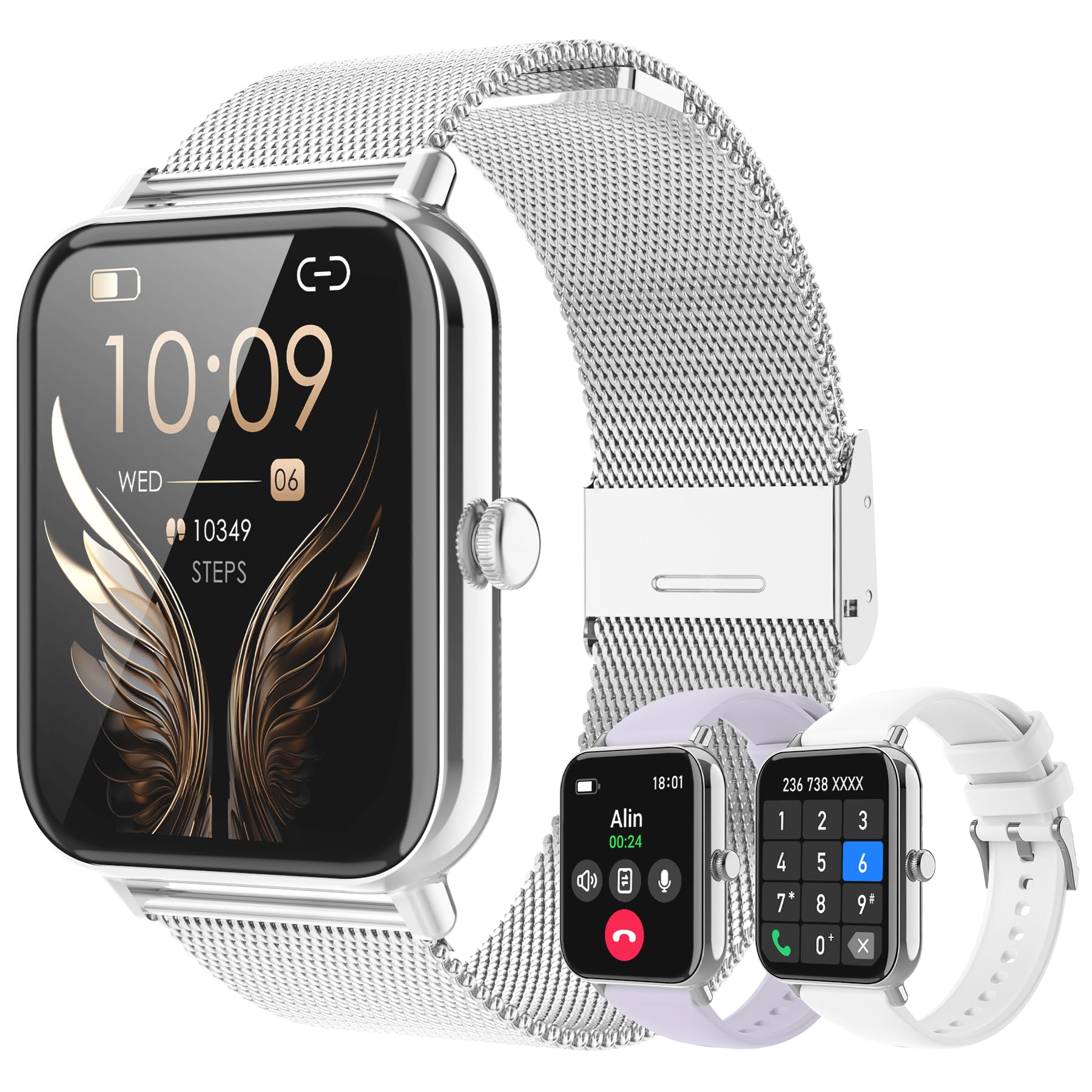 Podomètre et moniteur de sommeil intégrés sur montre connectée Android iOS - 7