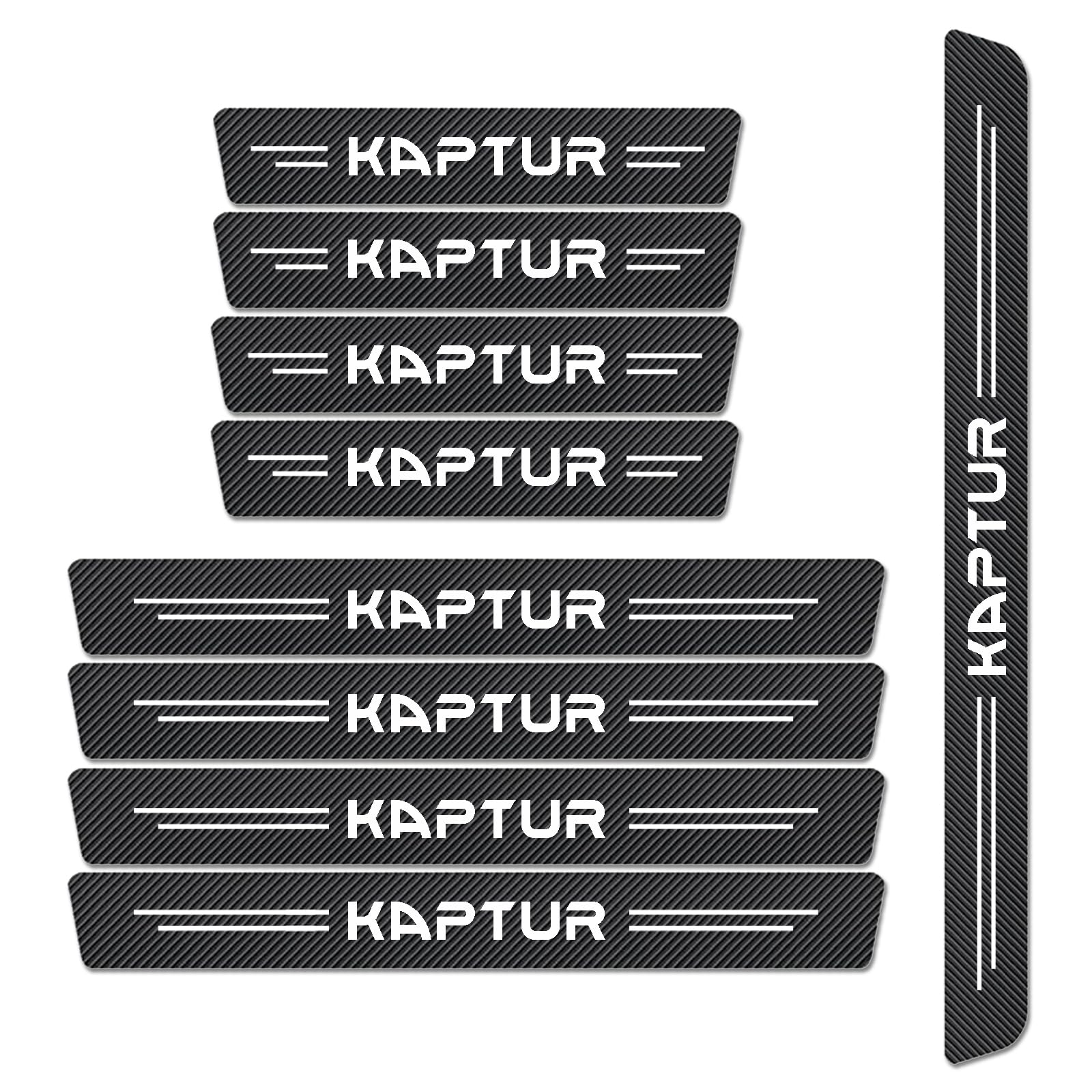 WXH97F Carbon Fiber Scuff Plates for Renault Kaptur 2016-2026