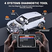 Vista 3 de ANCEL FX2000-US OBD2 Scanner Diagnostic Tool, ABS SRS Transmission Airbag Car Scanner, Check Engine Car Code Reader, Automotive Diagnostic Tool